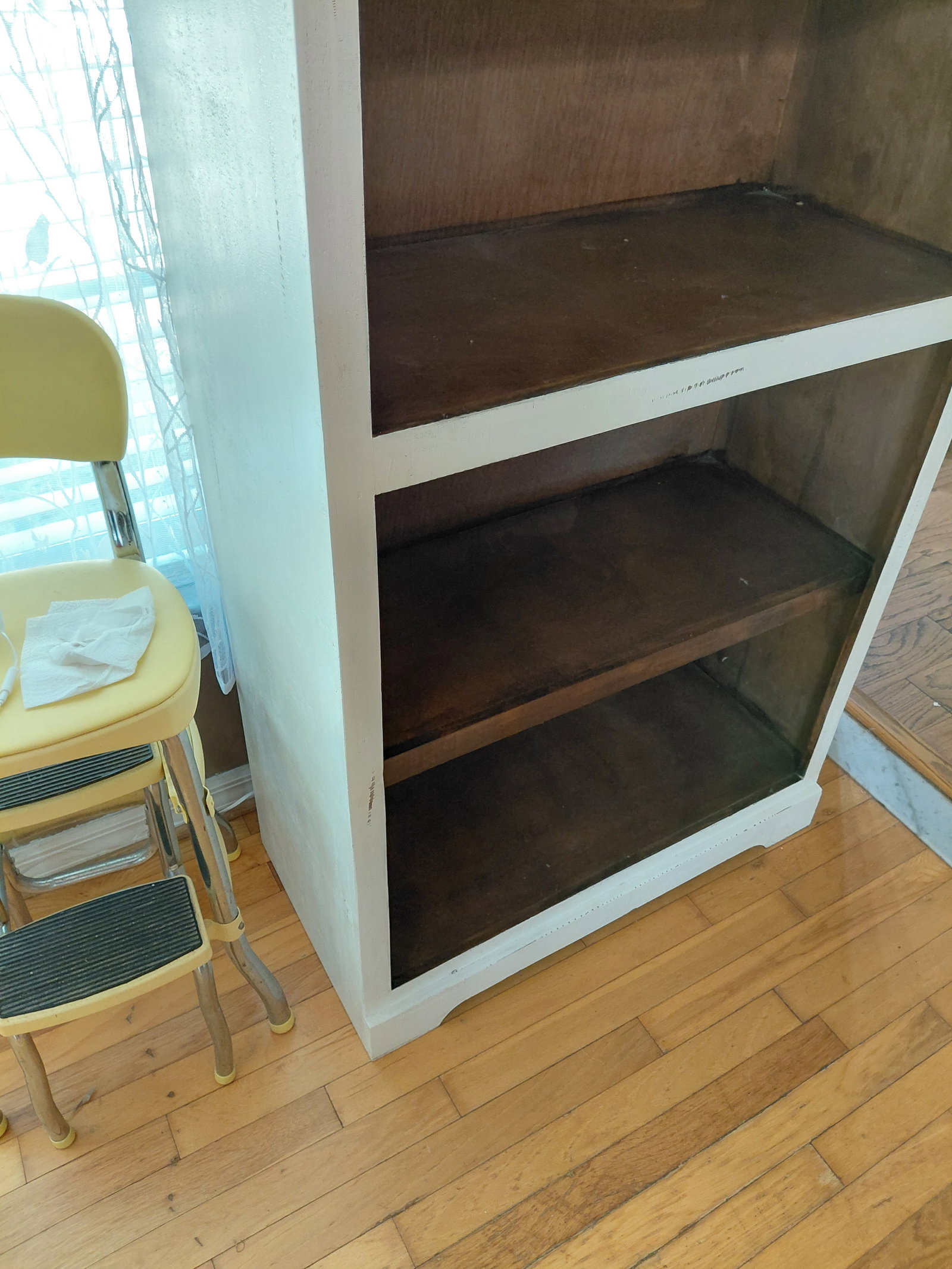 Beautiful Tall Country Farmhouse Book Shelf - 4