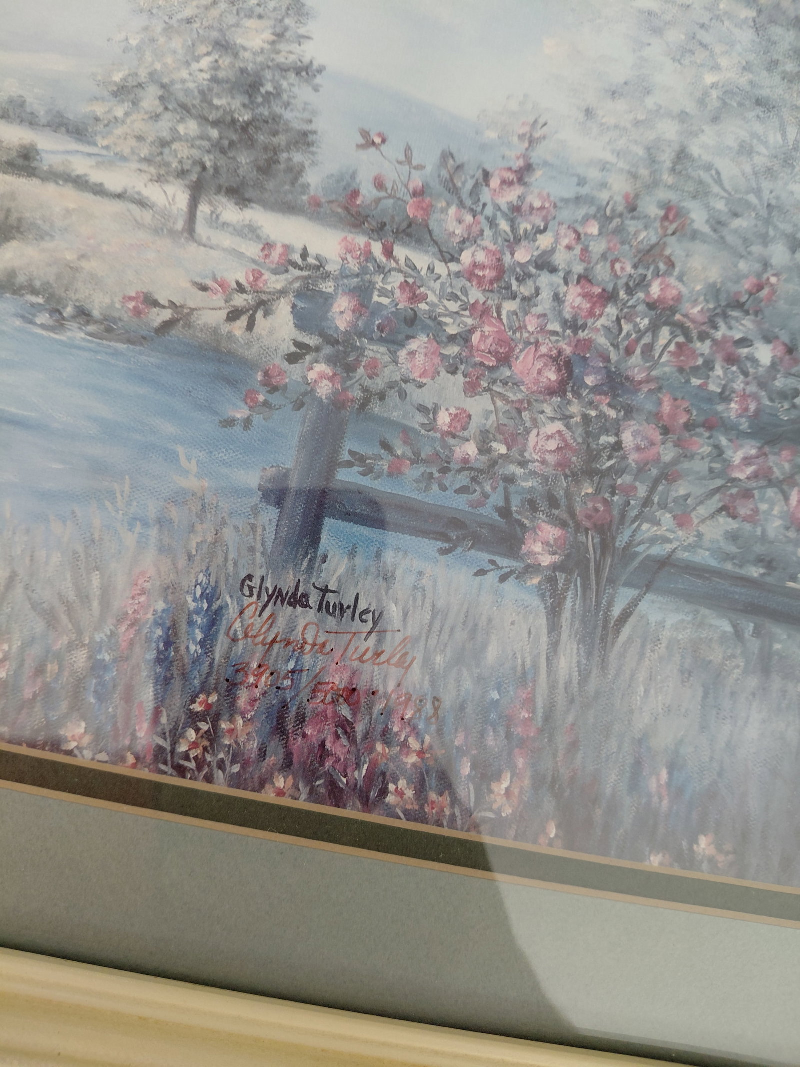 Lot of 3 Vintage Goose Artwork / all limited edition Artist Glynda Turley Signed as seen - 10