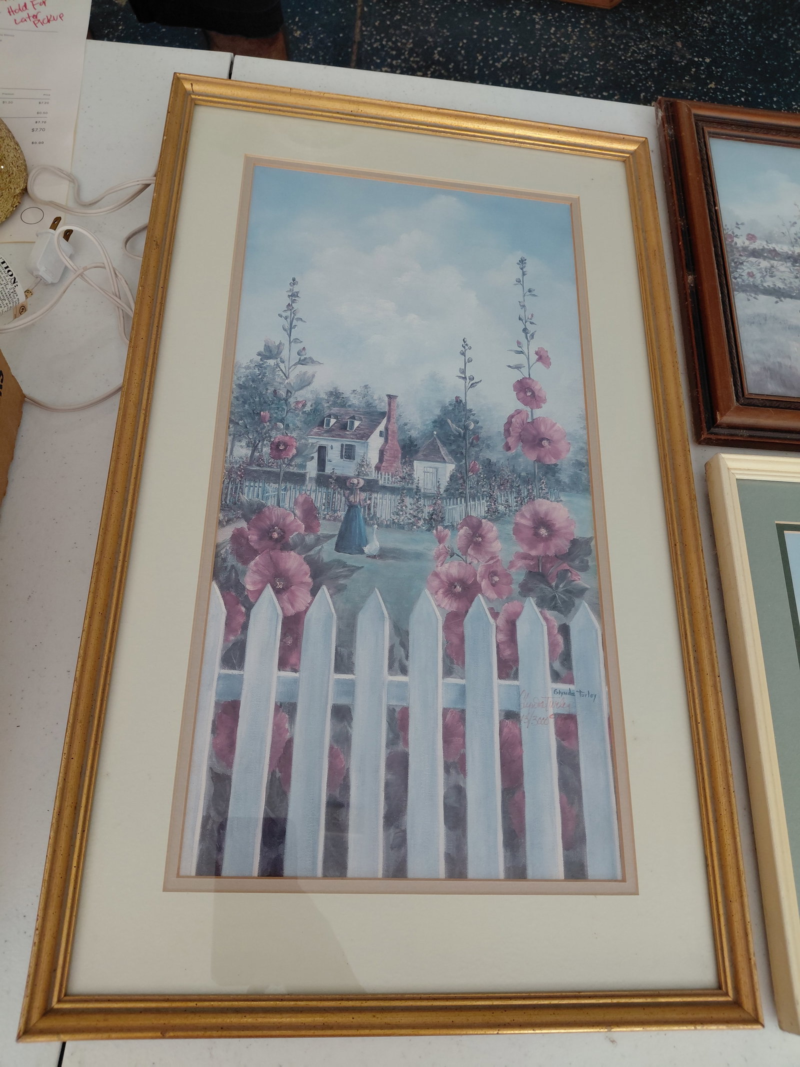 Lot of 3 Vintage Goose Artwork / all limited edition Artist Glynda Turley Signed as seen - 3