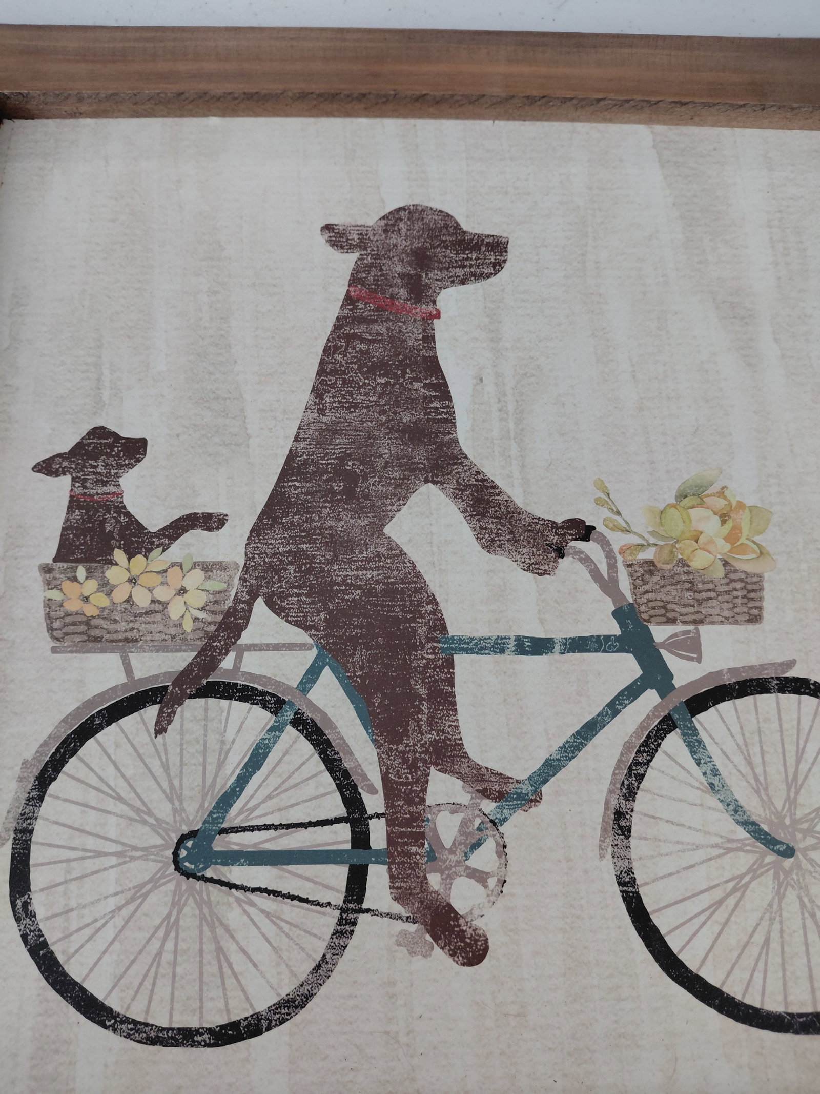 Dogs on Bike Wall Art - 3