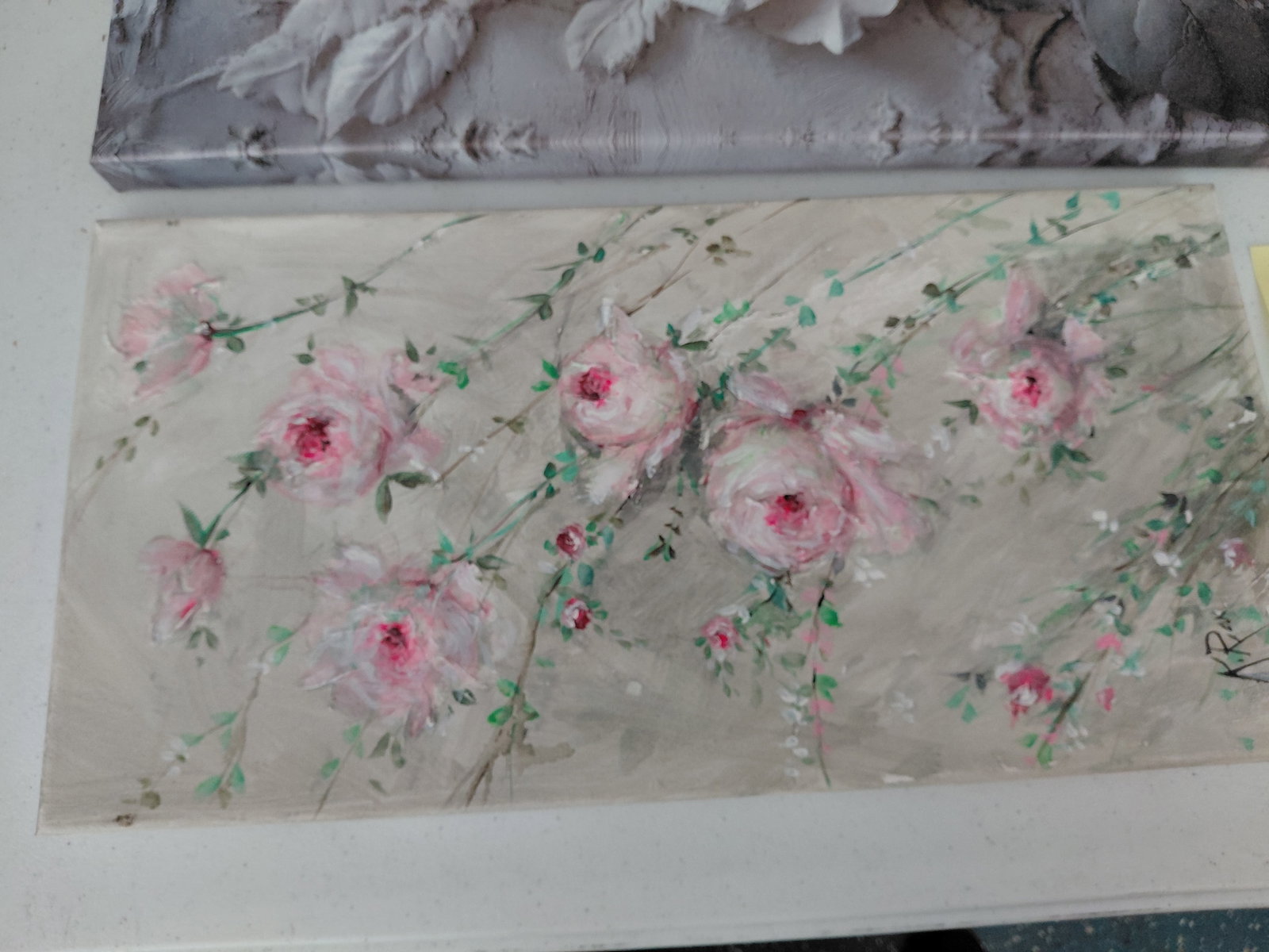 Pair of Rose Canvas Wall Art - 3