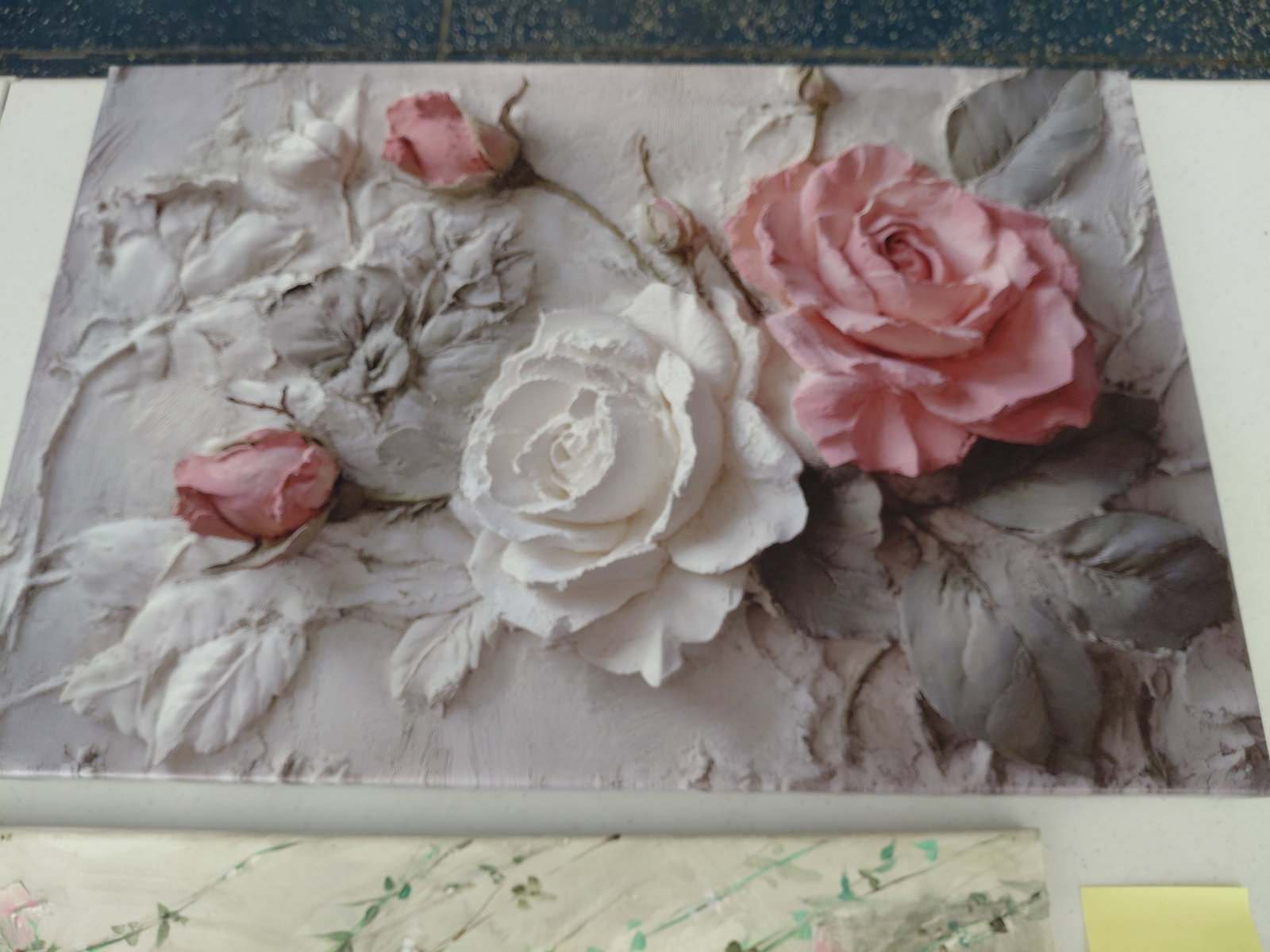 Pair of Rose Canvas Wall Art - 4