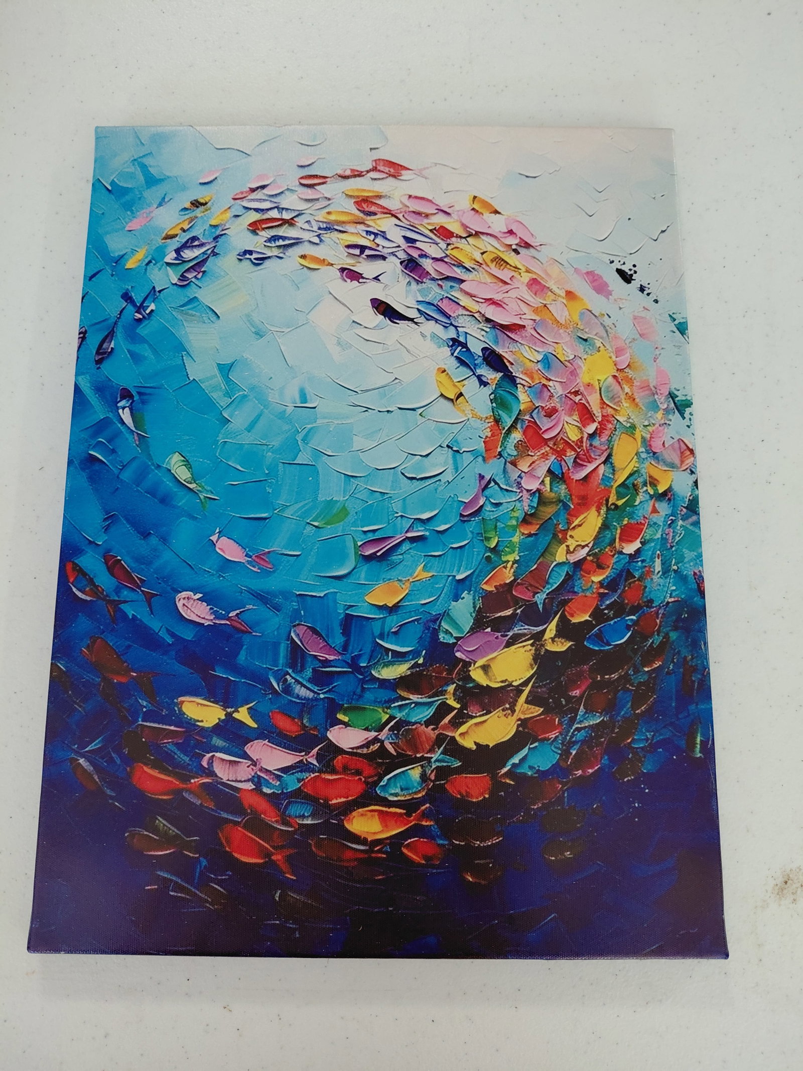 School of Fish Canvas Wall Art (1 of 2)