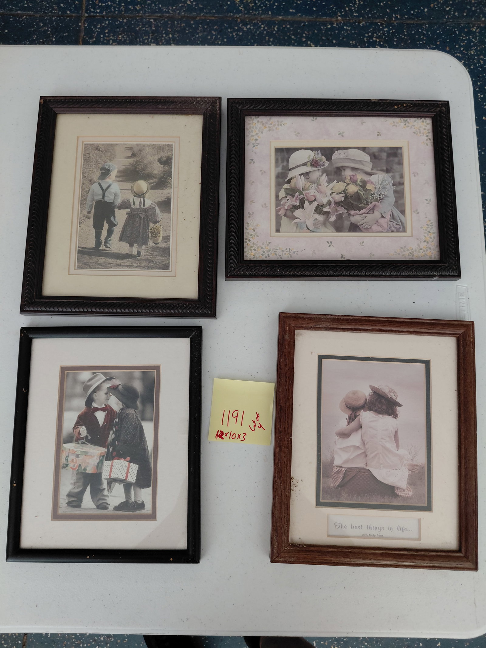 Lot of 4 Children Framed Prints (1 of 6)