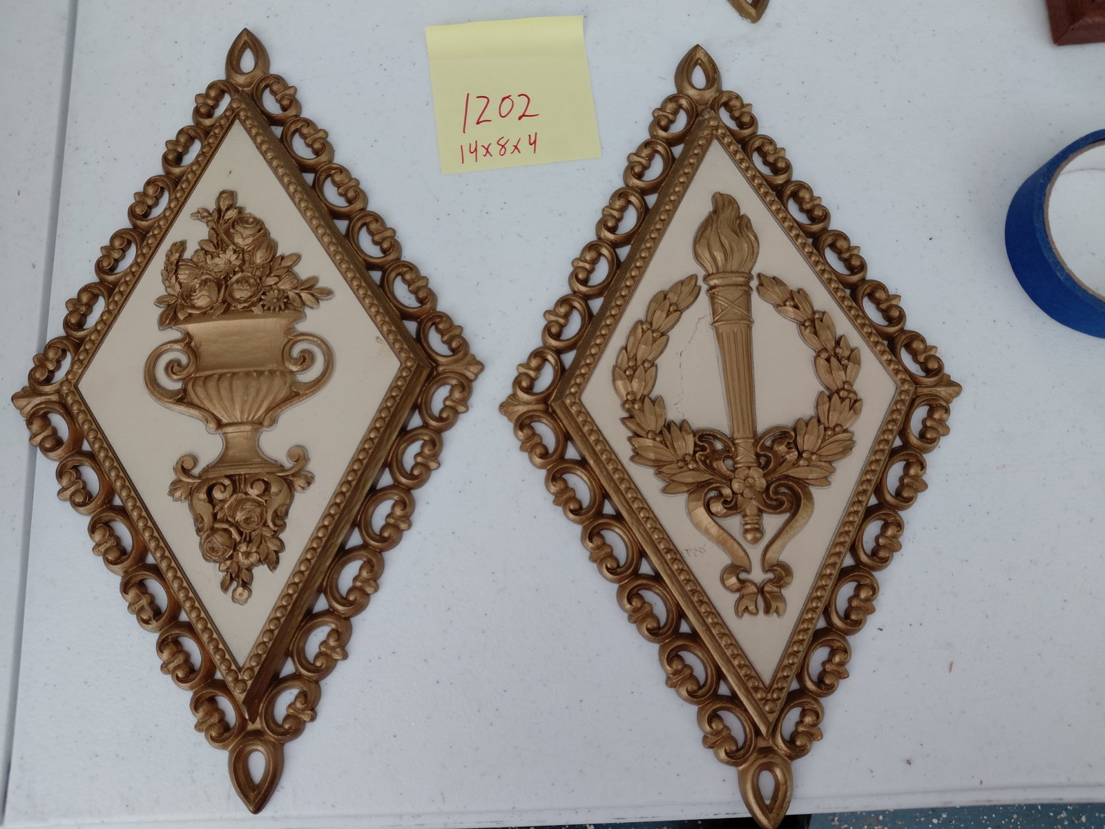 Mid Century Resin Wall Art - 2