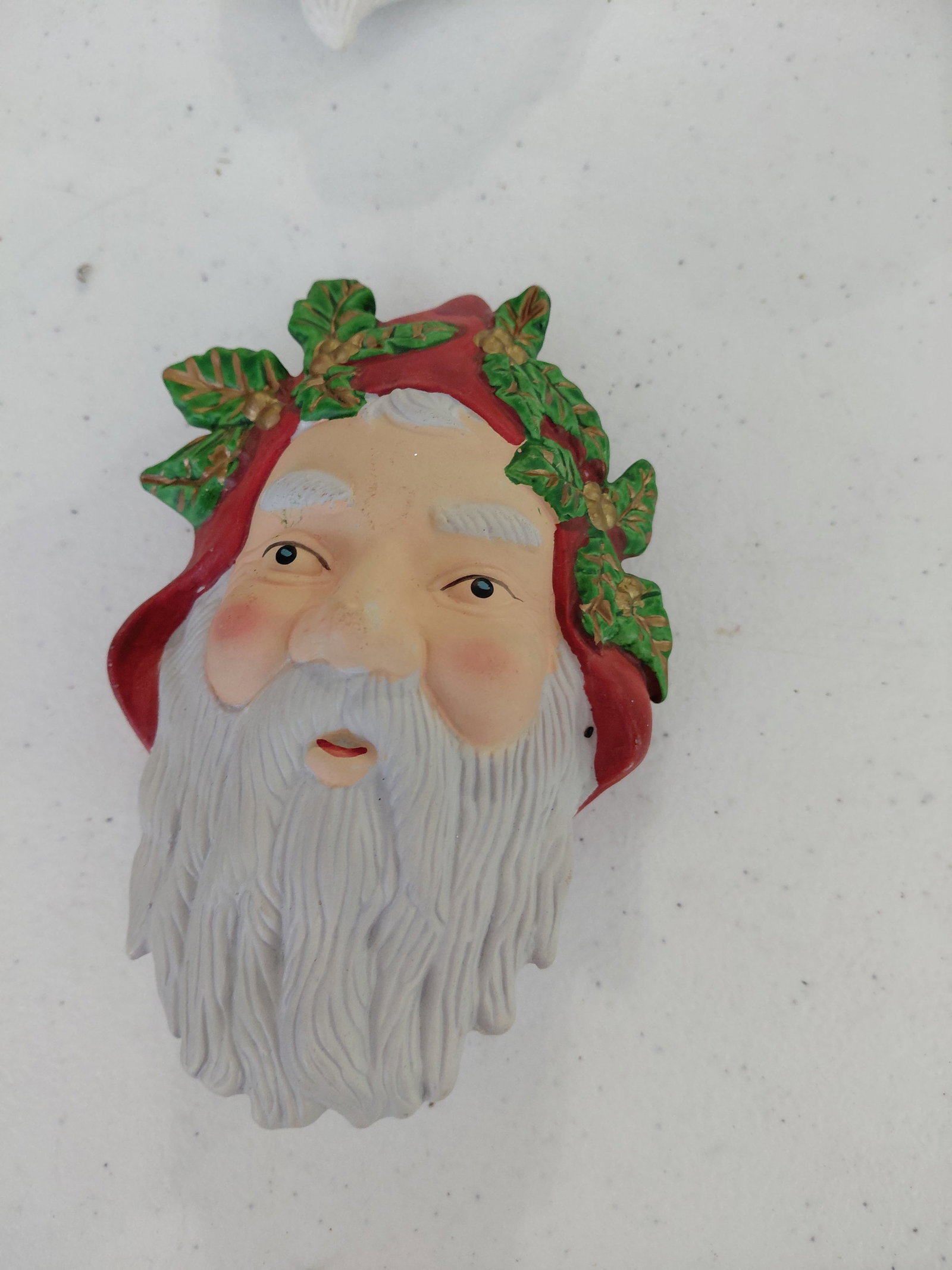 Lot of Santa Heads Wall Art / Some Porcelain - 2