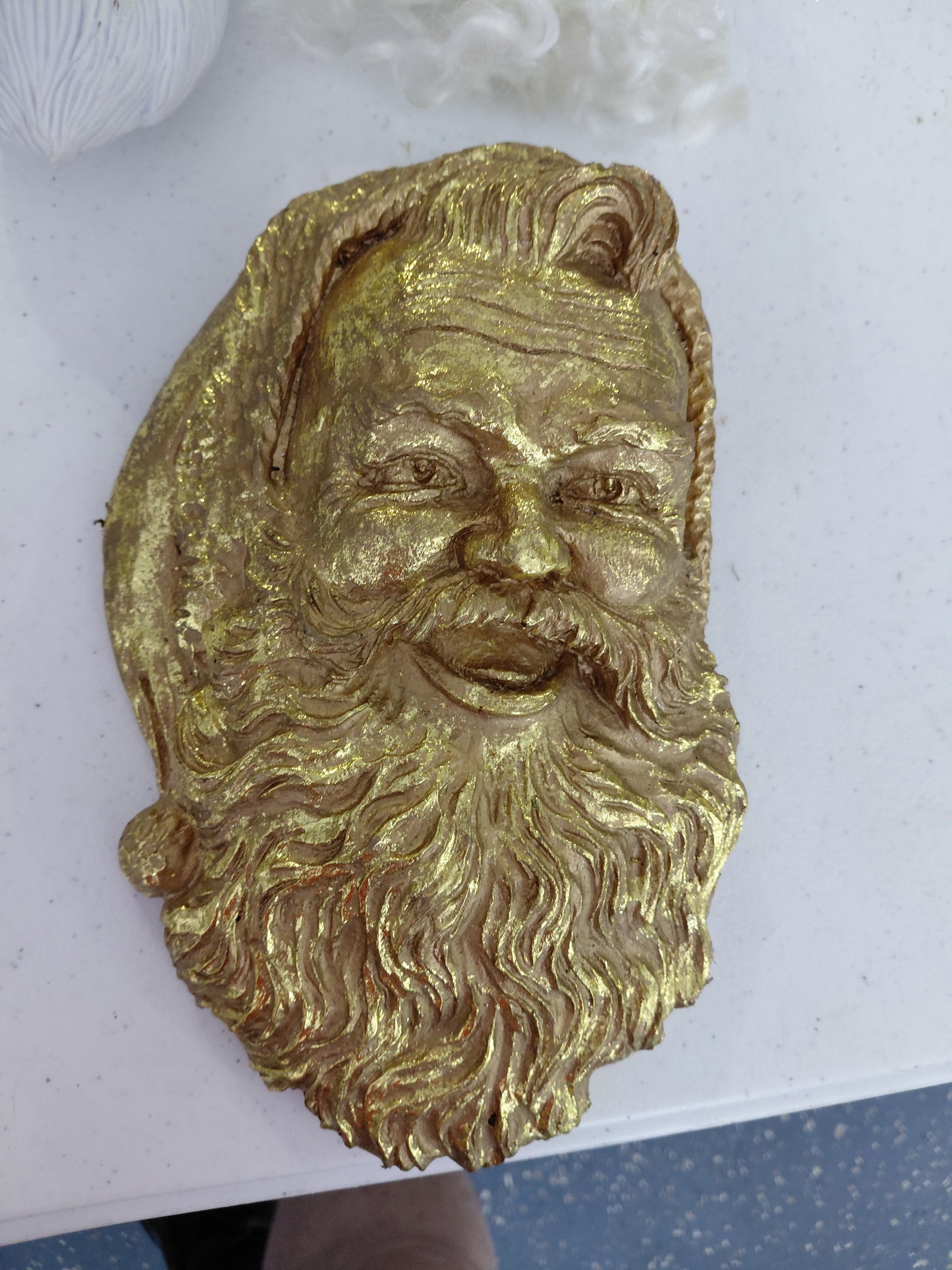 Lot of Santa Heads Wall Art / Some Porcelain - 3