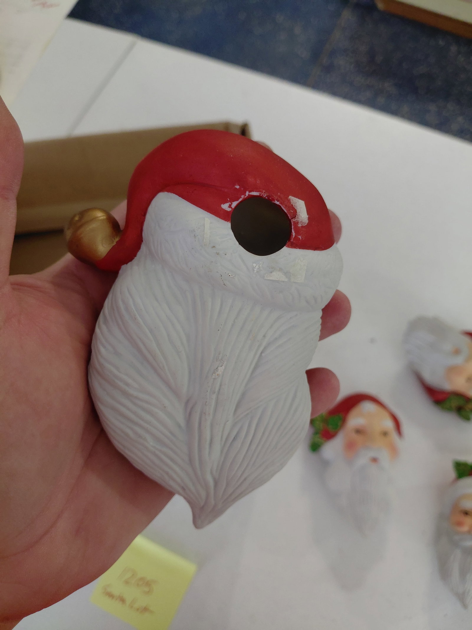Lot of Santa Heads Wall Art / Some Porcelain - 6