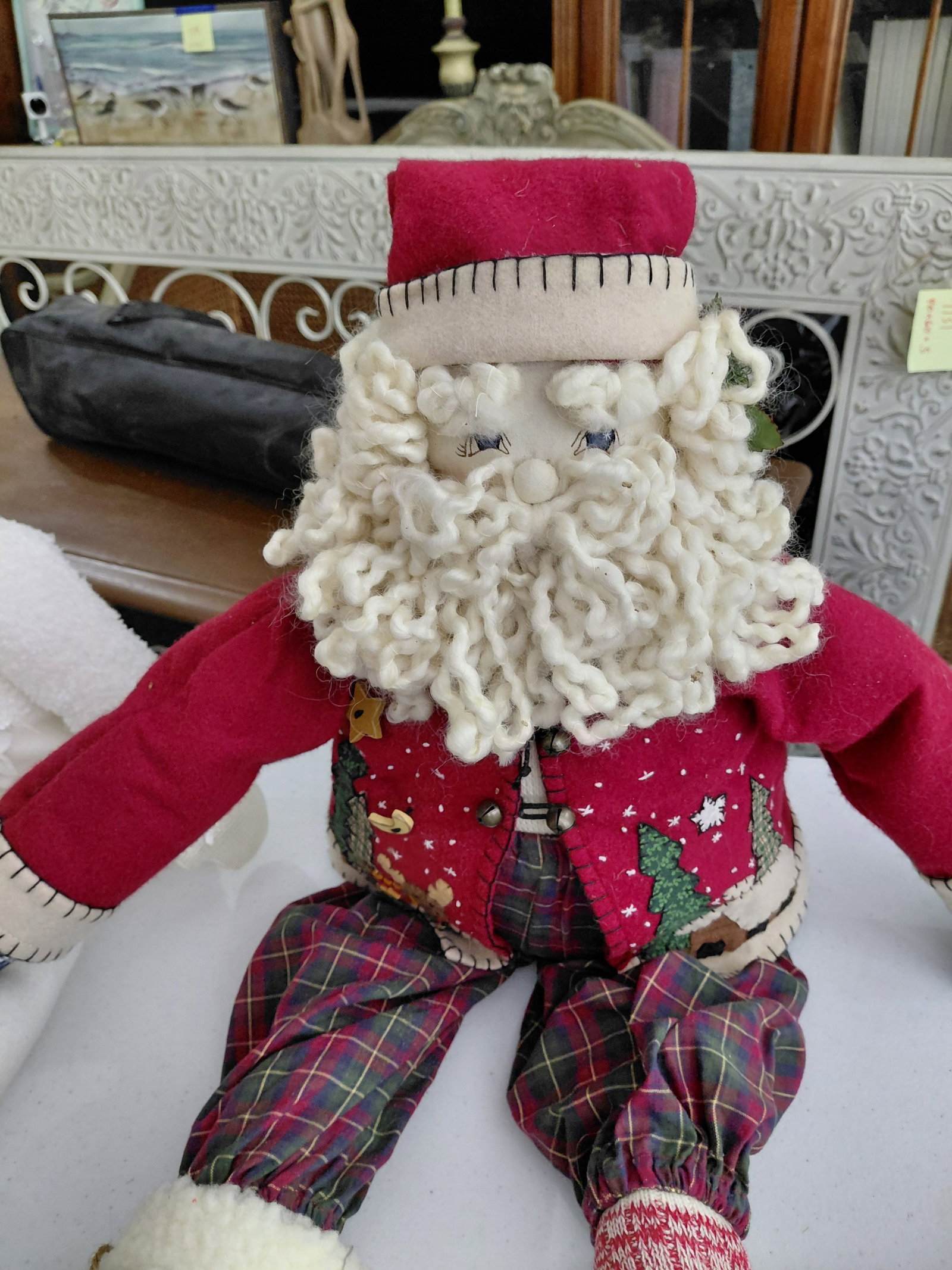 Lot of Christmas Shelf Sitters and Stockings - 2