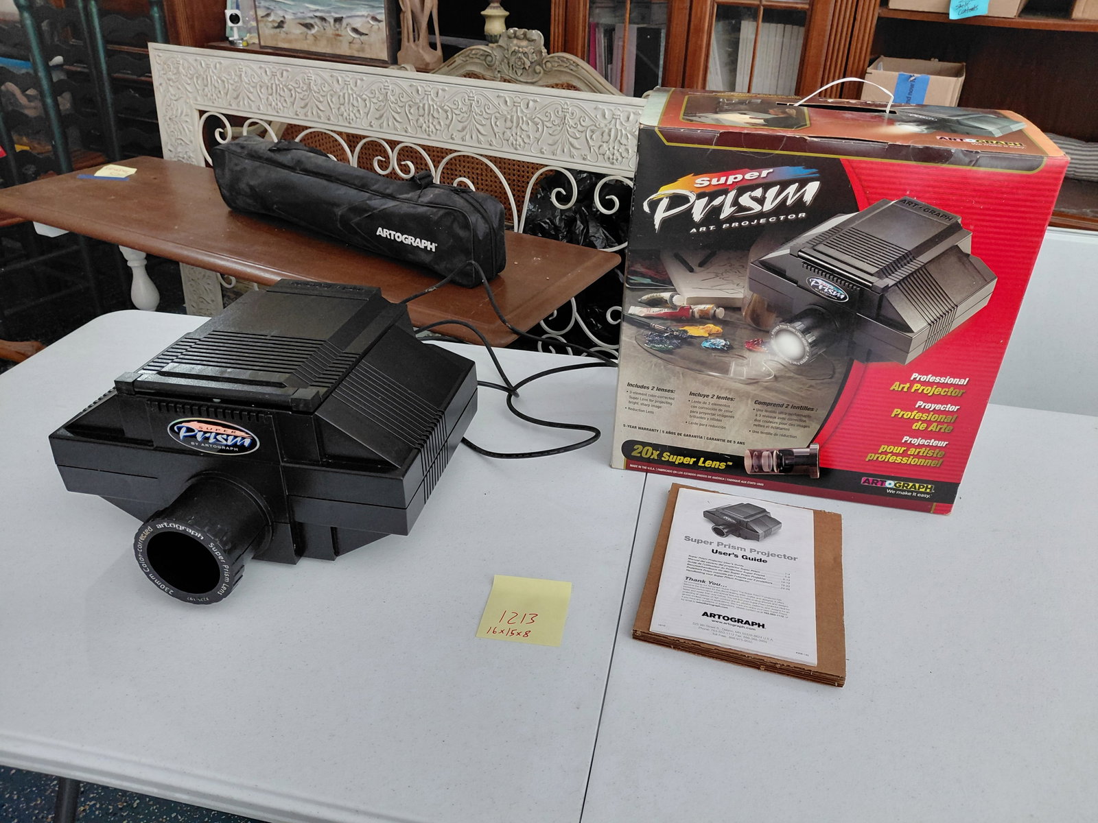 Super Prism Art Projector / Tested and Works / Needs a good cleaning / as seen: Super Prism Art Projector / Tested and Works / Needs a good cleaning / as seen