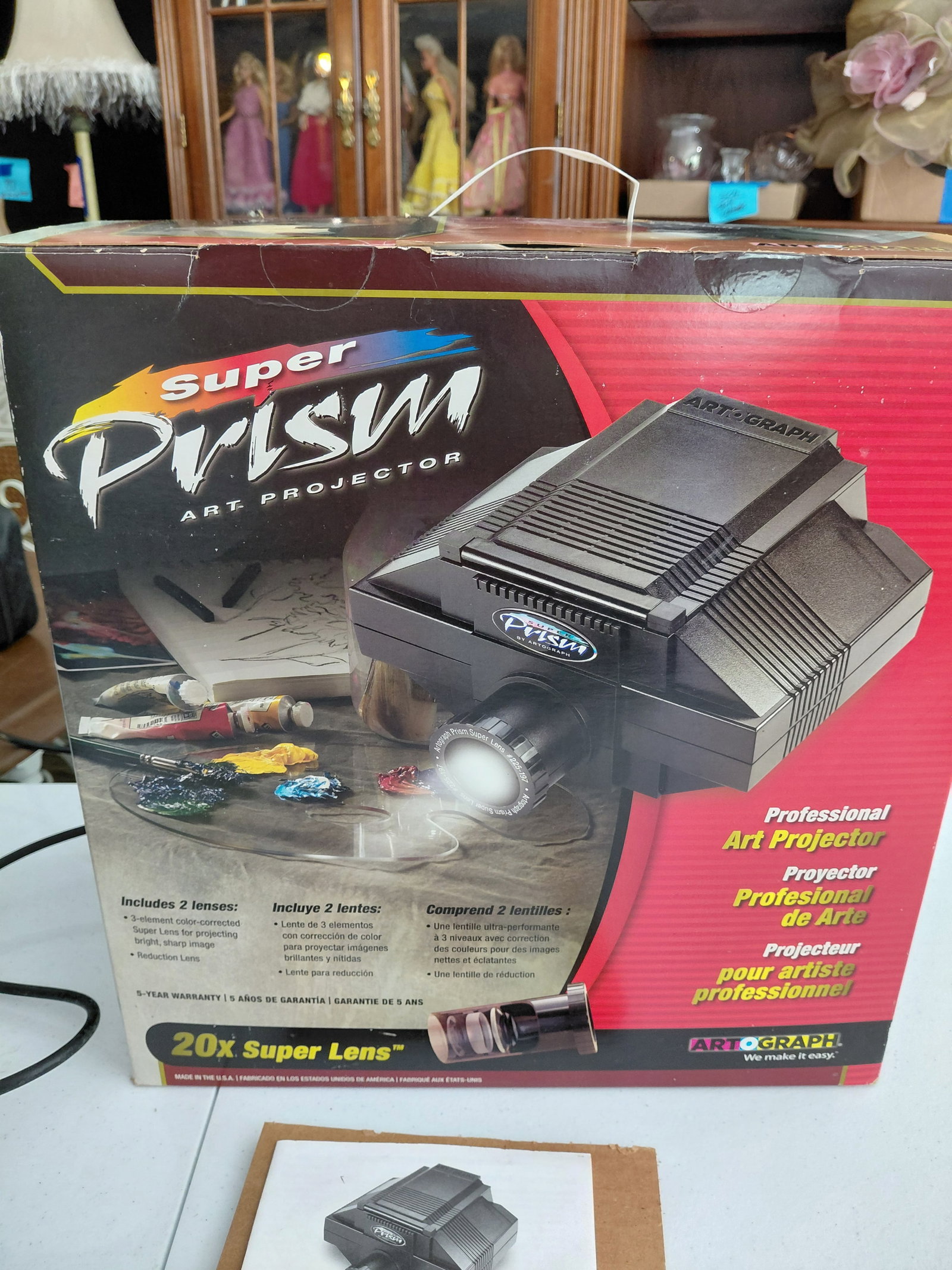 Super Prism Art Projector / Tested and Works / Needs a good cleaning / as seen - 2