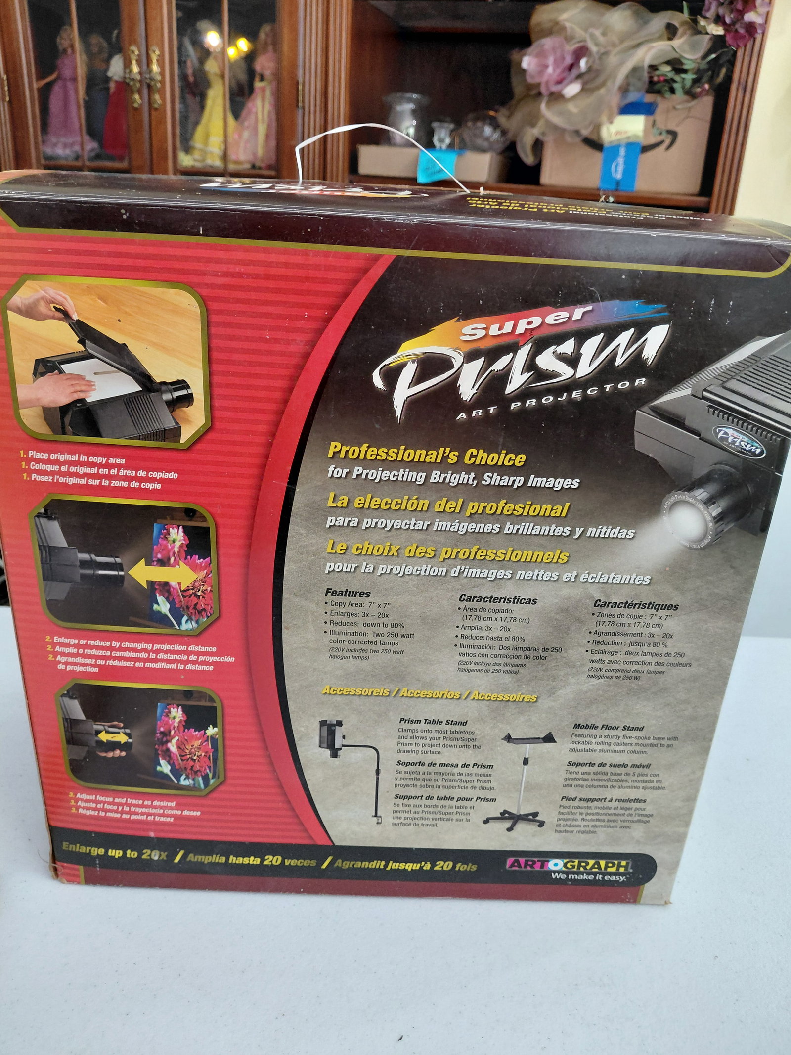 Super Prism Art Projector / Tested and Works / Needs a good cleaning / as seen - 4