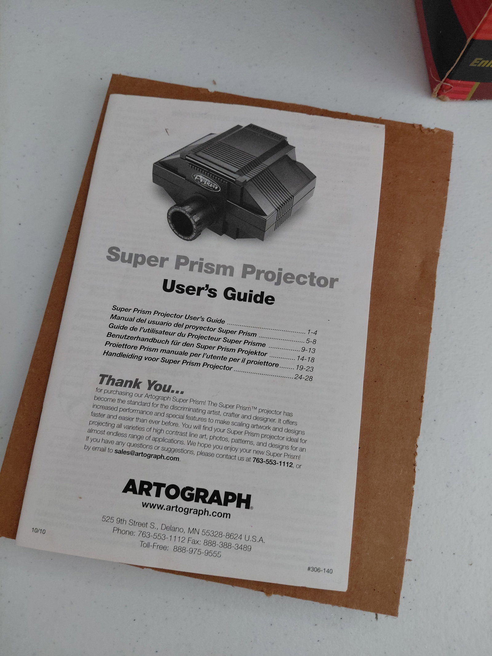 Super Prism Art Projector / Tested and Works / Needs a good cleaning / as seen - 9