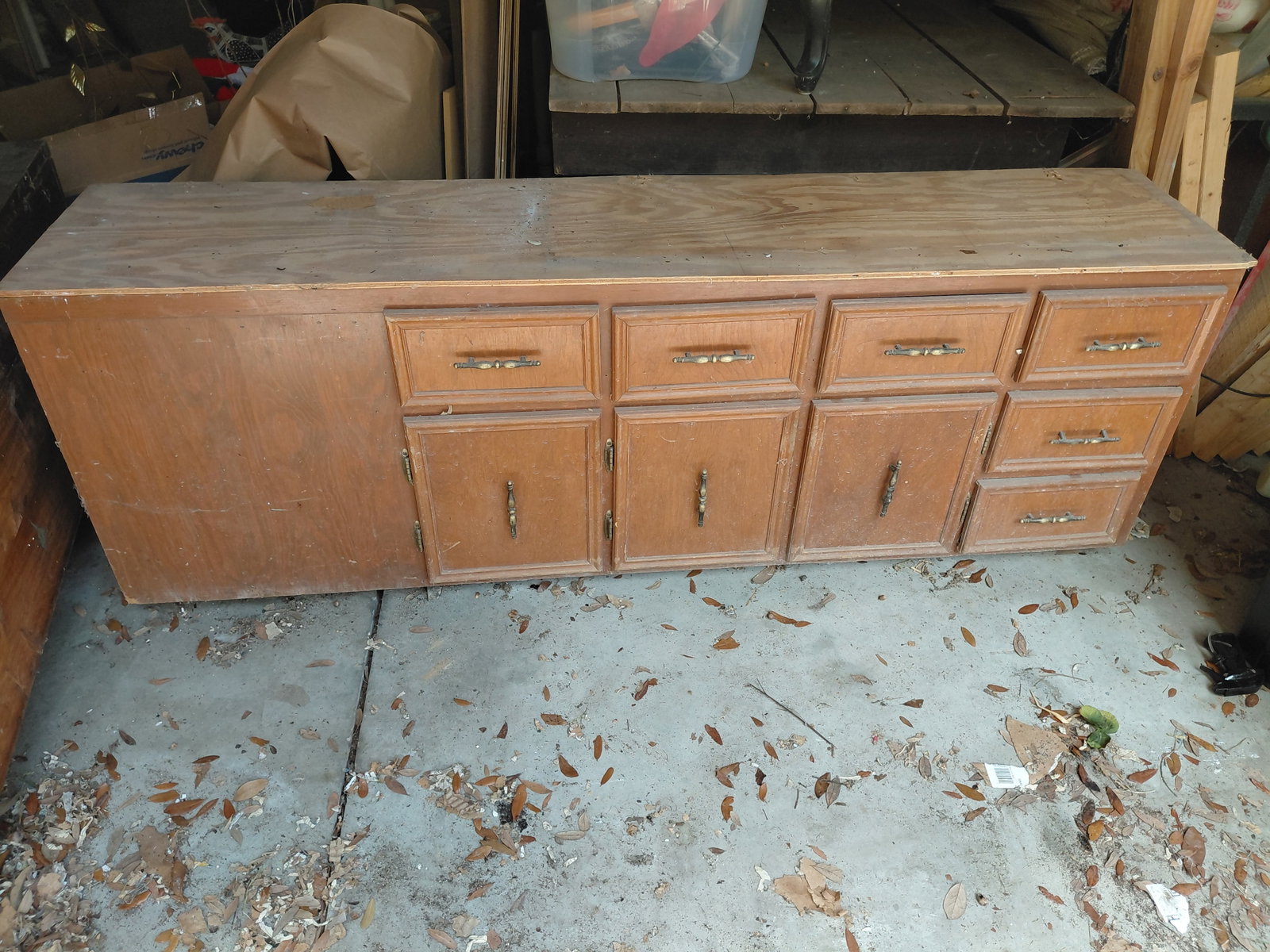 Large Custom Shop Cabinets / as seen / no back (1 of 6)