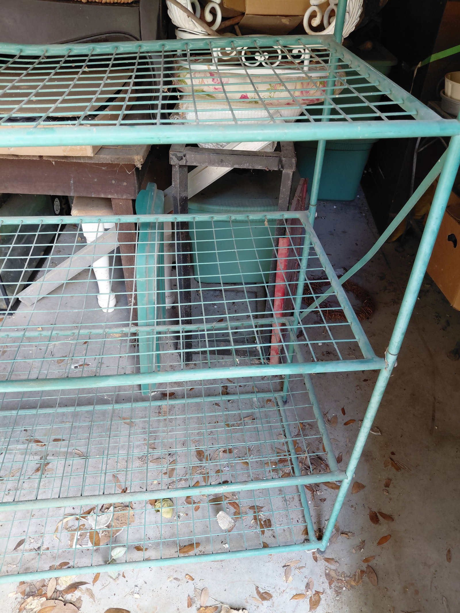 Metal Green House Rack as seen - 6
