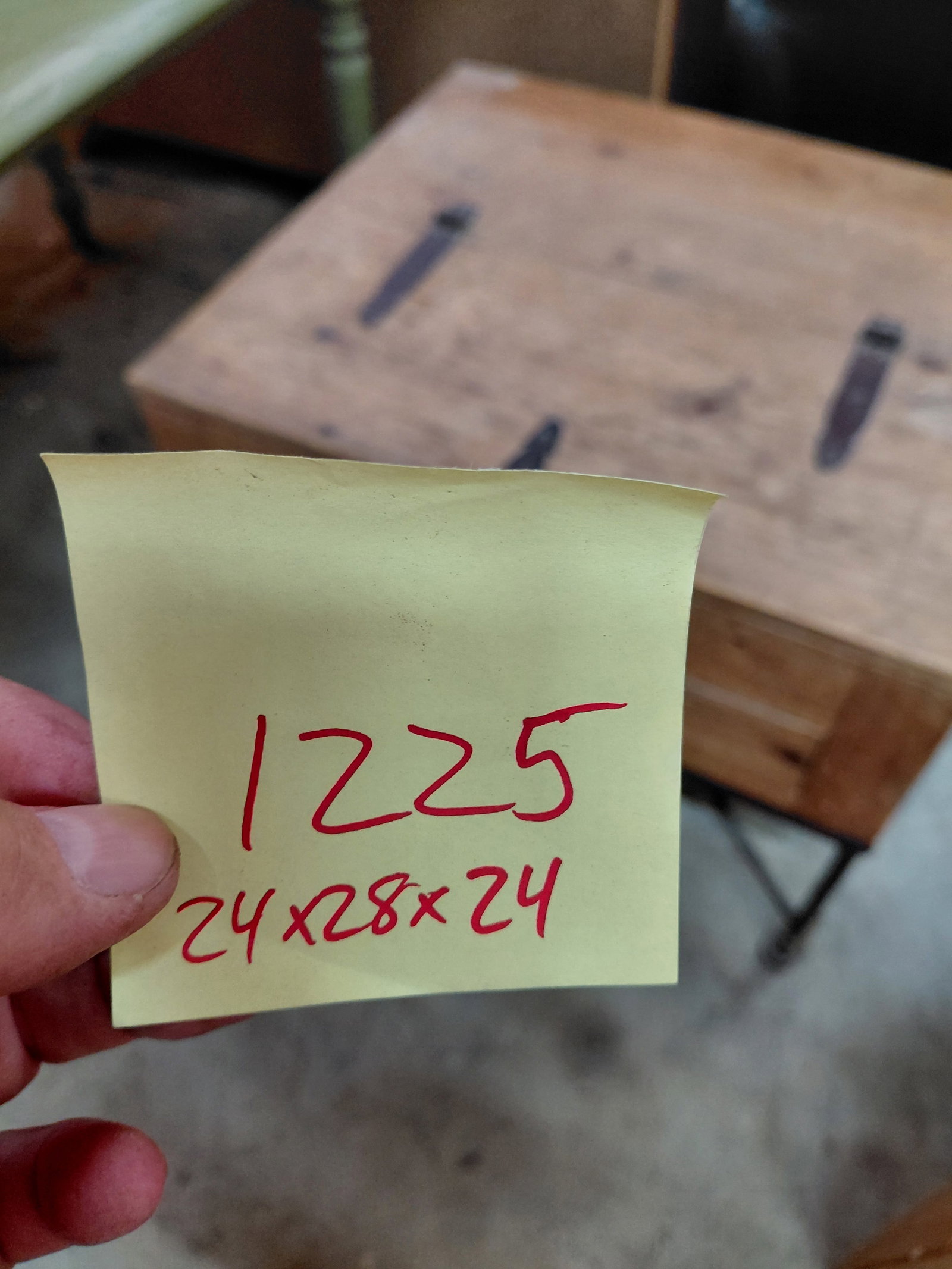 Unique Iron & Pine End Table Cabinet - 2