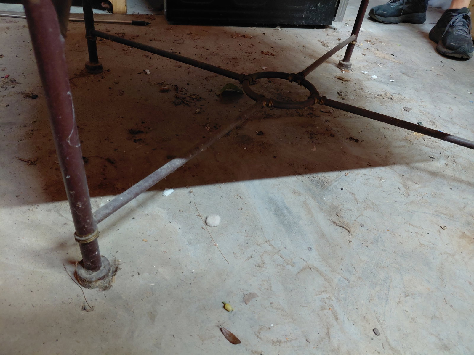 Unique Iron & Pine End Table Cabinet - 8