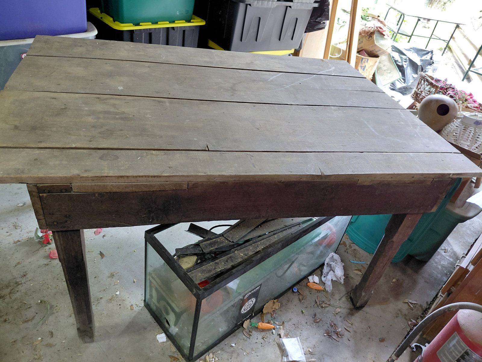 Rustic Country Farm House Table - 8