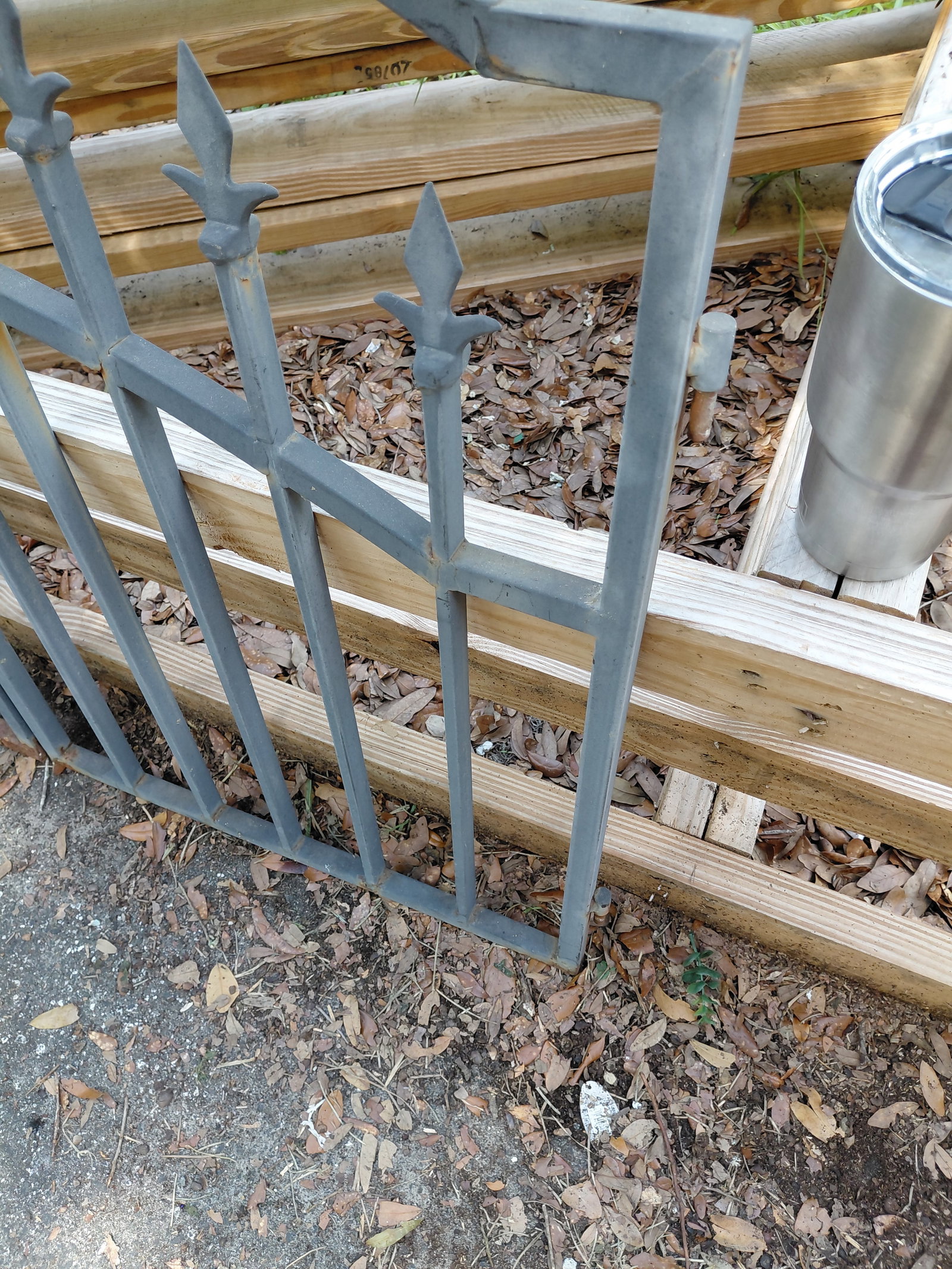 Pair of Metal Garden Gate Doors / as seen - 4