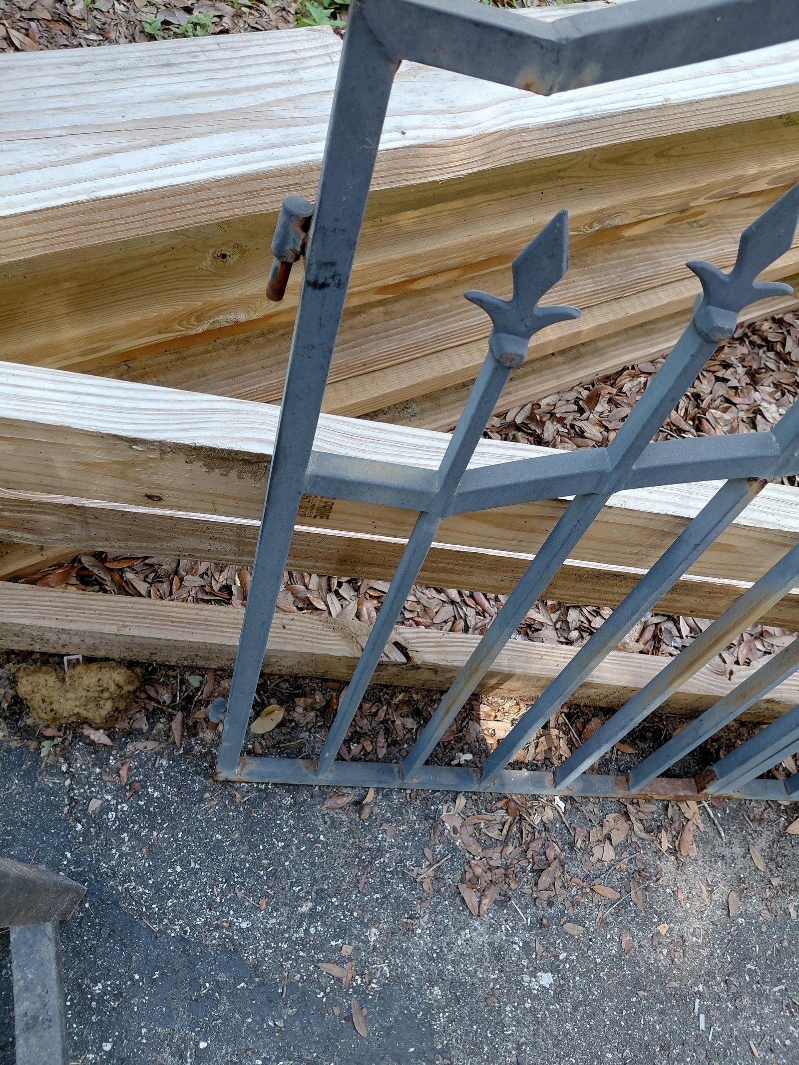 Pair of Metal Garden Gate Doors / as seen - 5