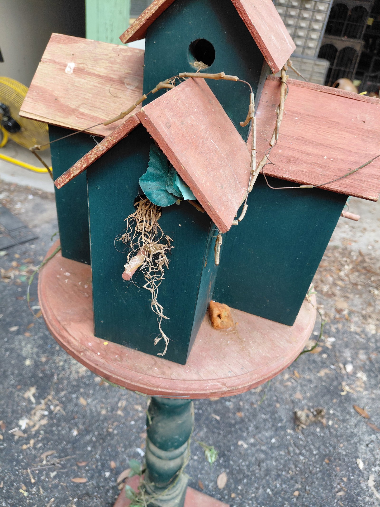 Custom Birdhouse on Stand - 3