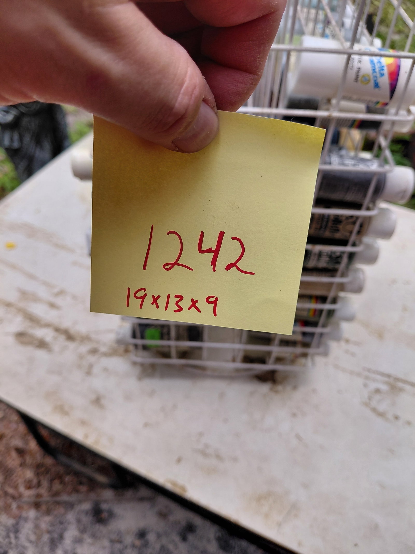 Paint Rack and Paint / as seen/ Paint is all still good - 3