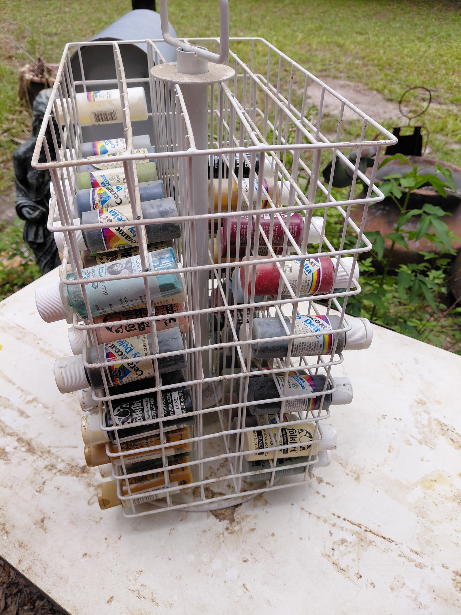 Paint Rack and Paint / as seen/ Paint is all still good - 5
