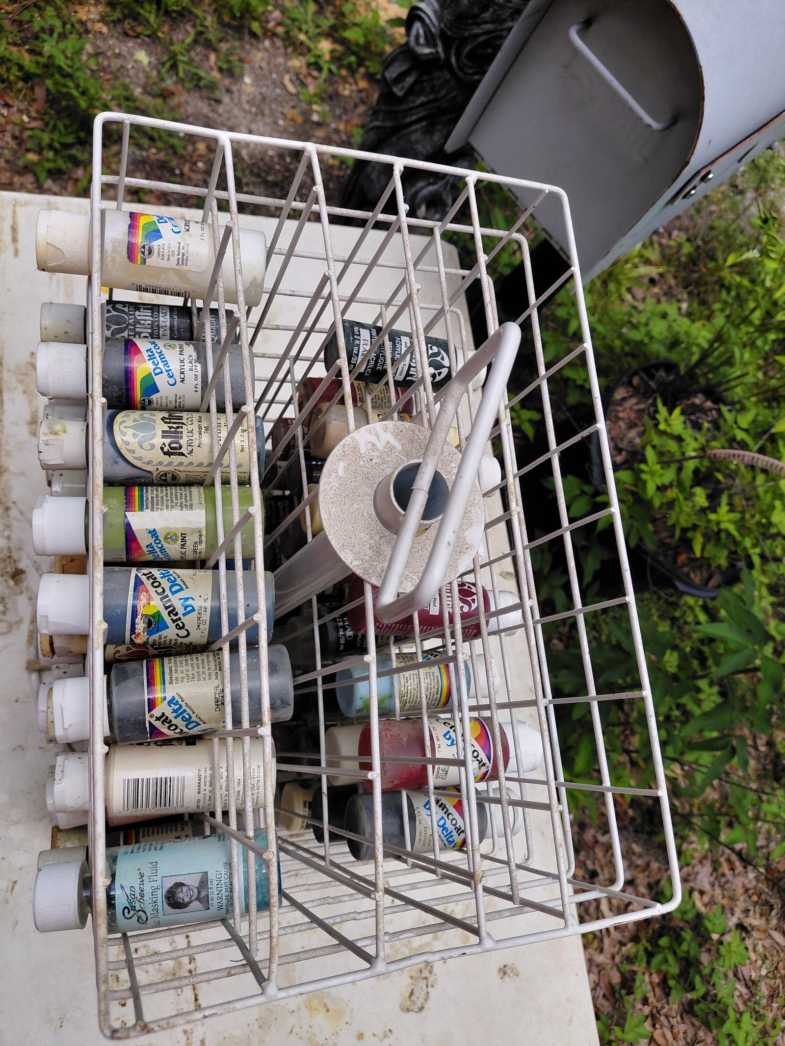 Paint Rack and Paint / as seen/ Paint is all still good - 6