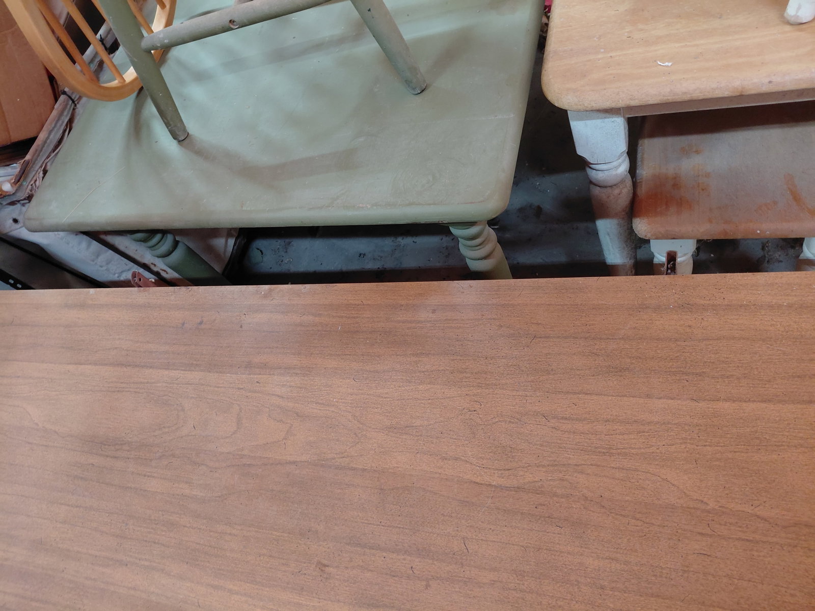 Mid Century 8 Drawer Dresser/ finish worn as seen / matches lot 1254 - 7