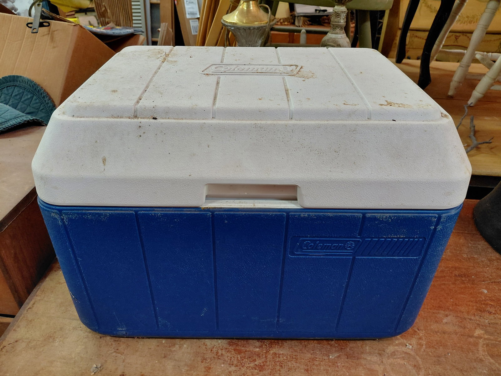 Blue Coleman Chest Cooler (1 of 6)