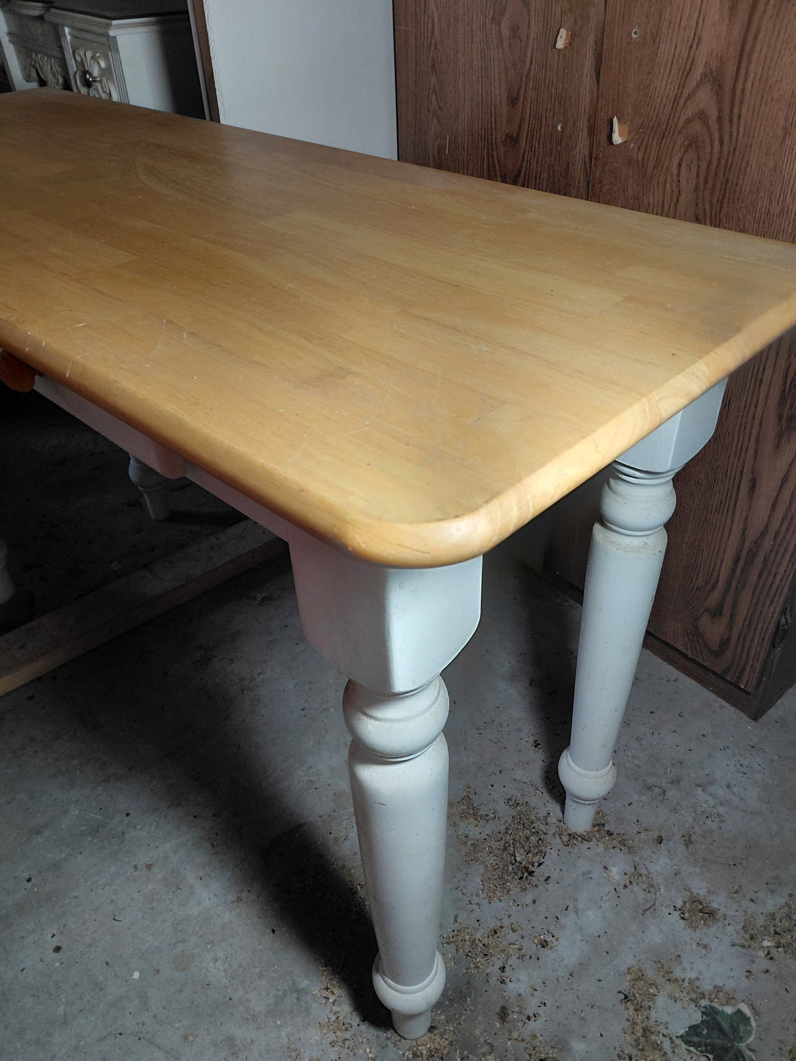 Country Farmhouse Console Table / Matches Lot 1262 - 4
