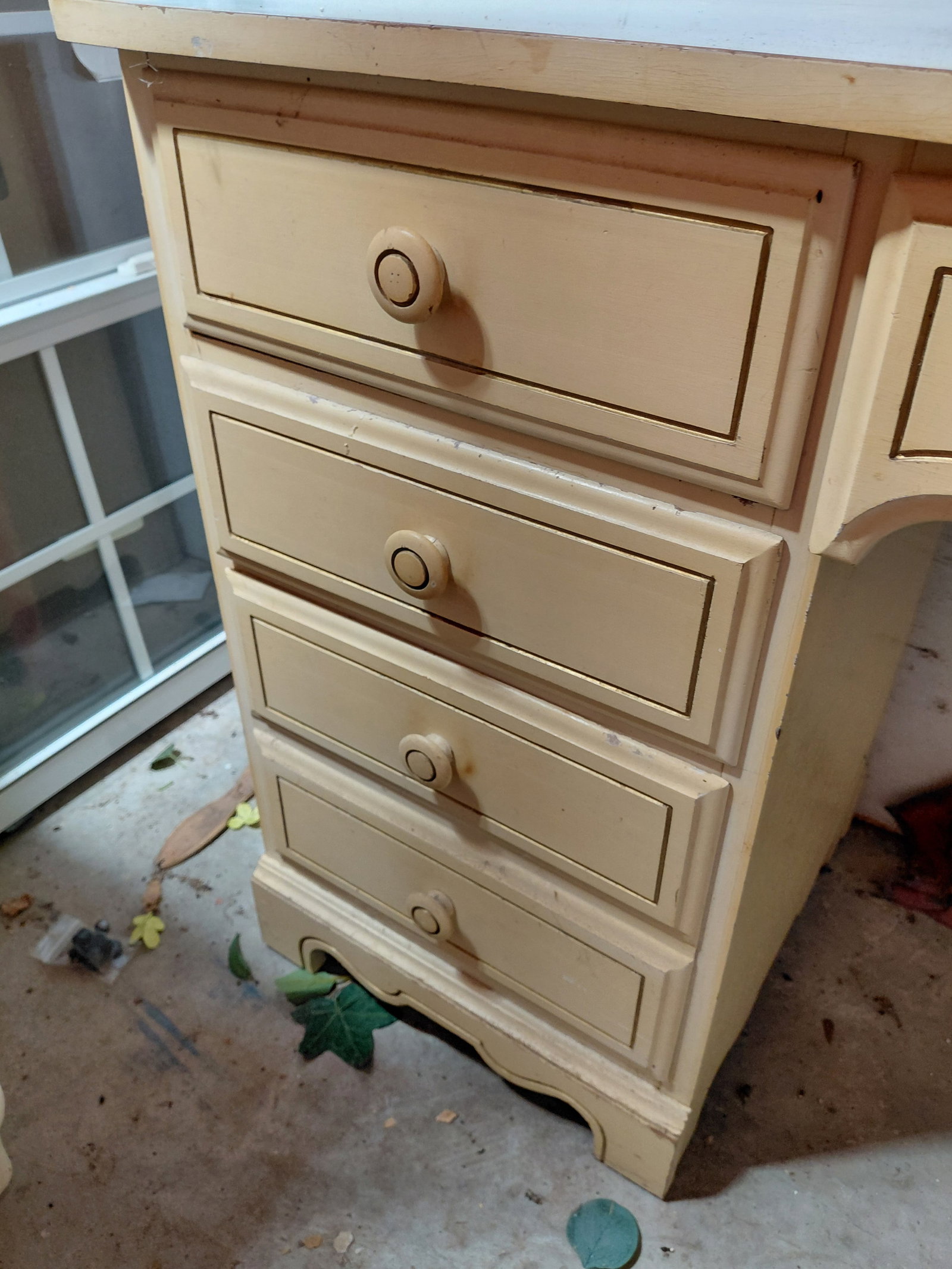 Mid Century French Provential Style Desk - 7