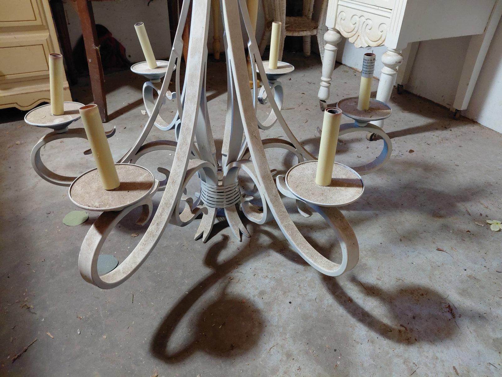 Heavy Iron Chadelier / as seen - 3