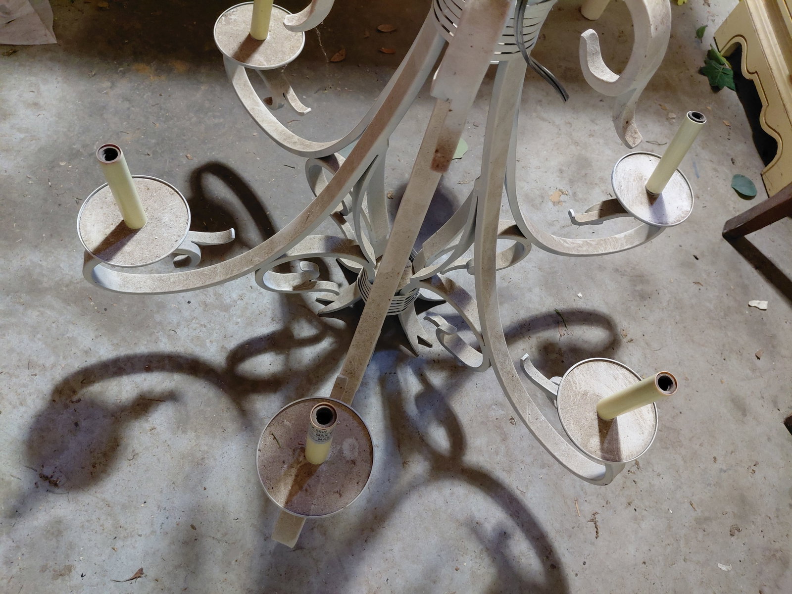Heavy Iron Chadelier / as seen - 6