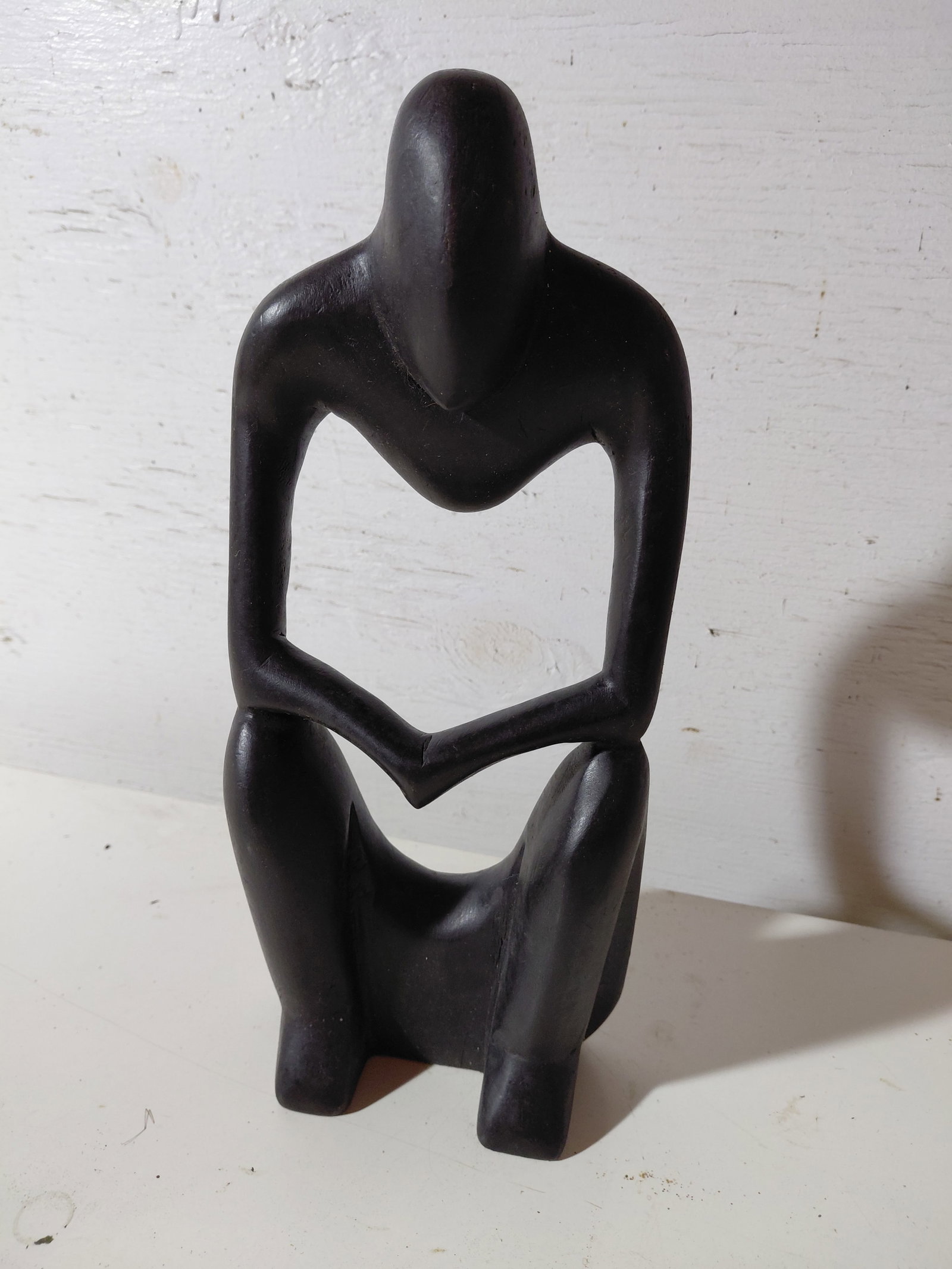 Carved Wood Modern Art Sculpture: Carved Wood Modern Art Sculpture
