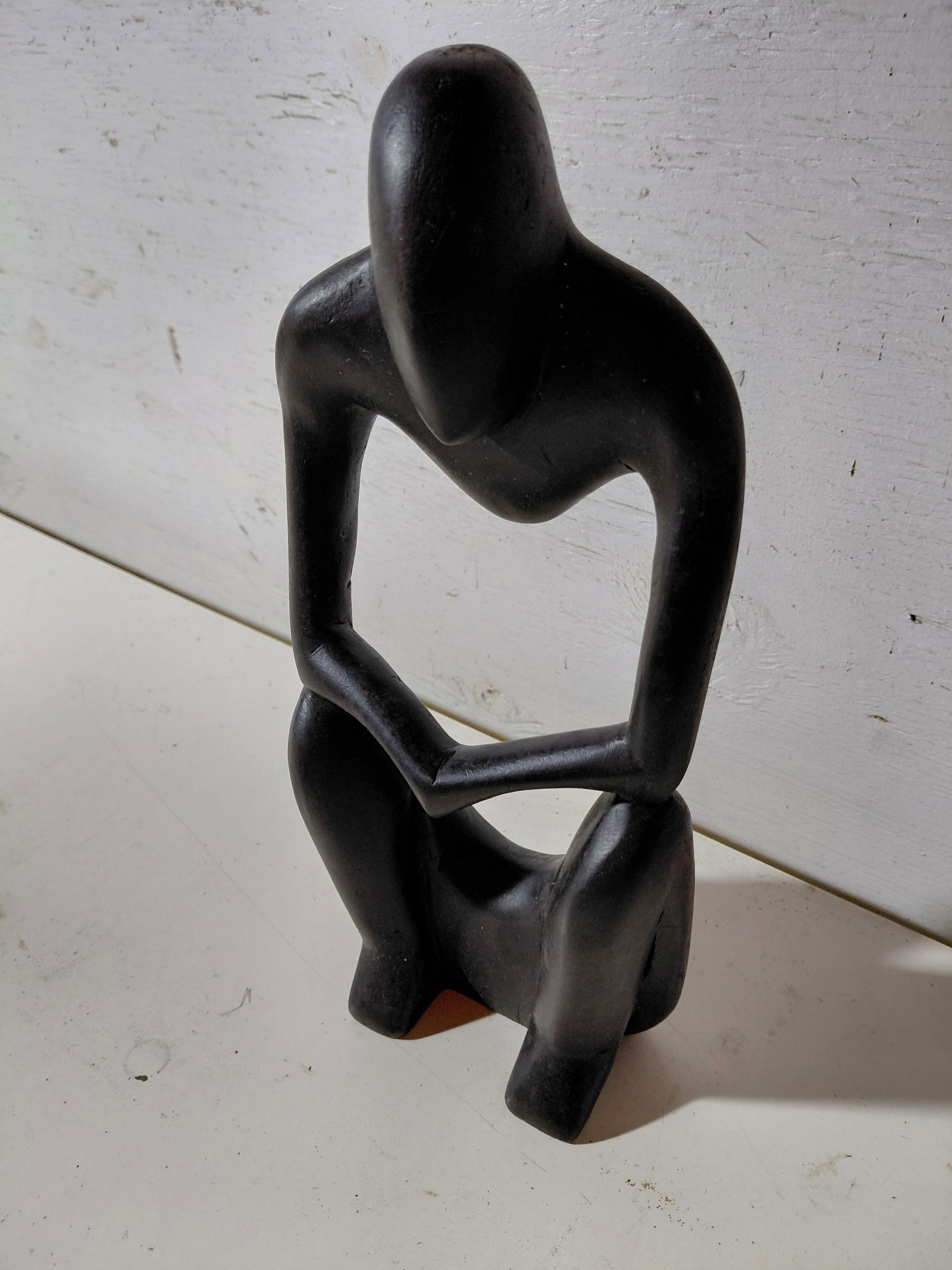 Carved Wood Modern Art Sculpture - 3