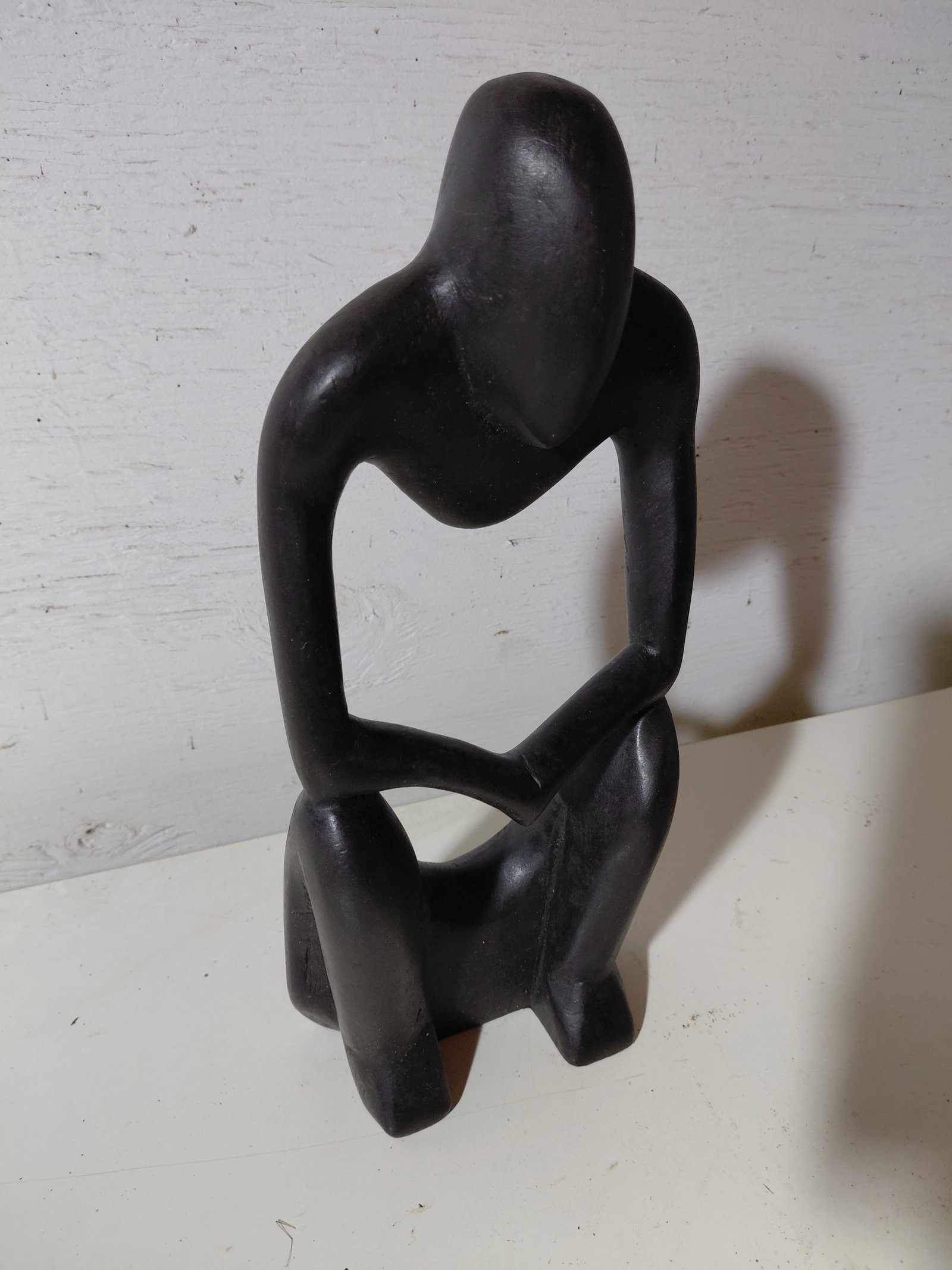 Carved Wood Modern Art Sculpture - 4