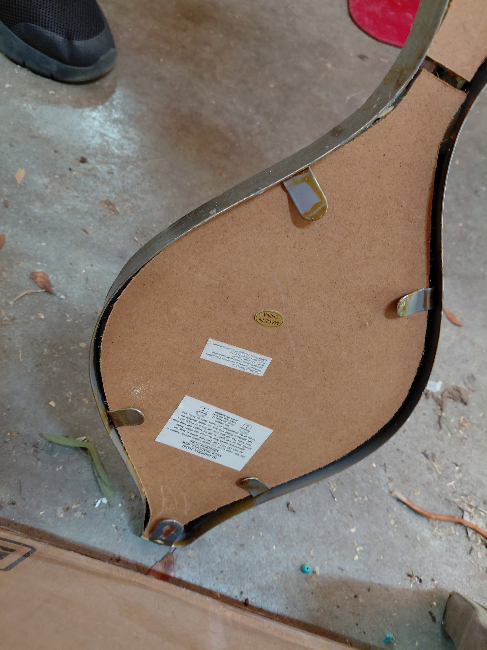 Set of 4 Unique Metal Wall Art Mirrors - 5