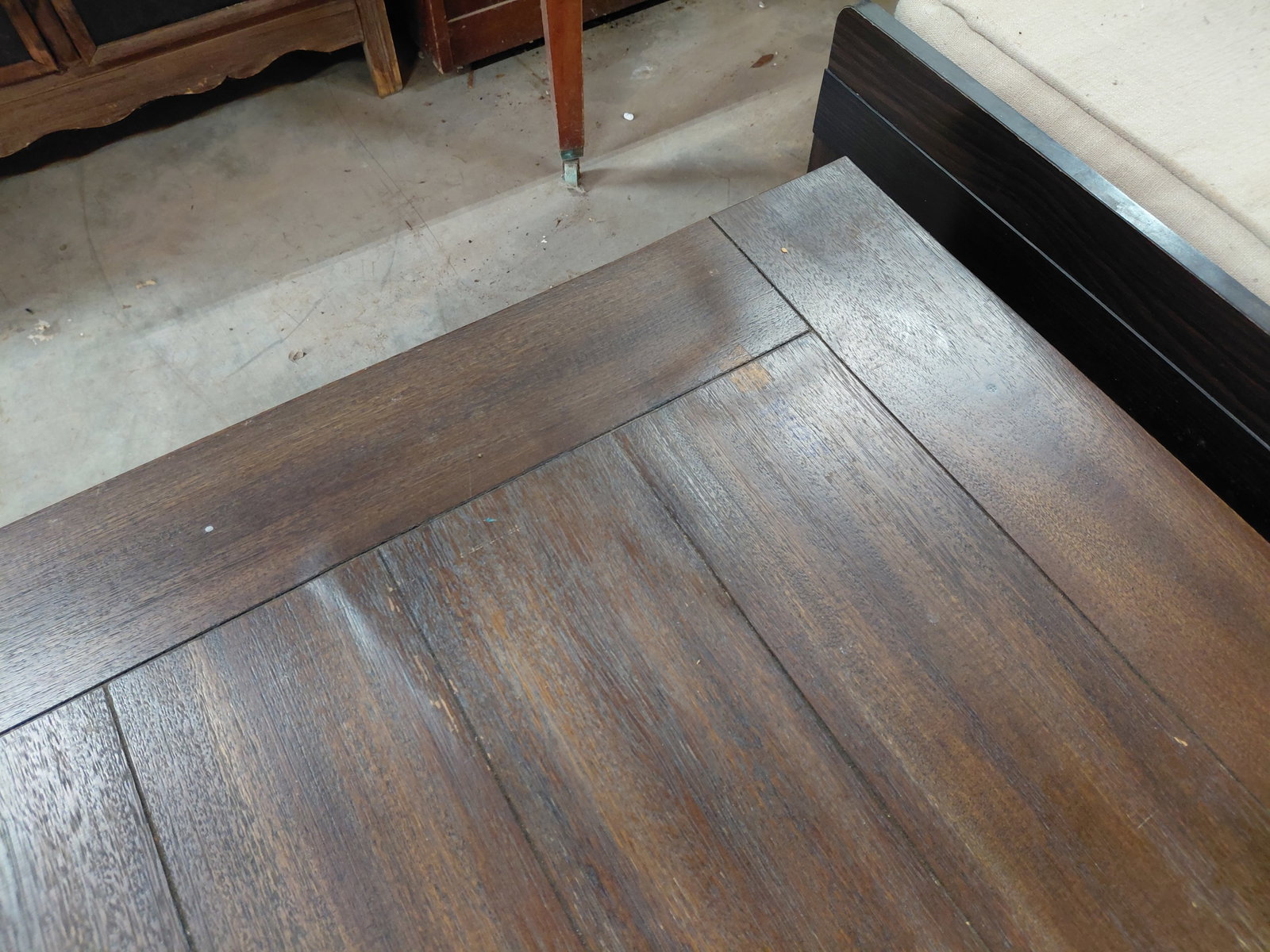 Large Country Farmhouse Coffee Table with Drawers at each end / some wear as seen in photos - 5