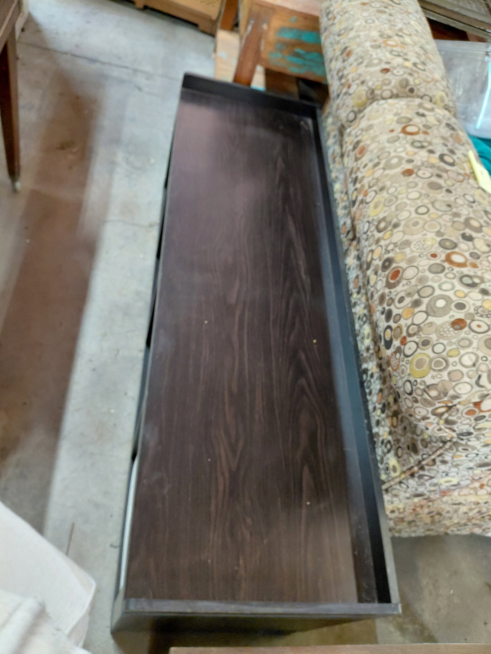 Contemporary Entry Bench / cushion needs cleaned - 6
