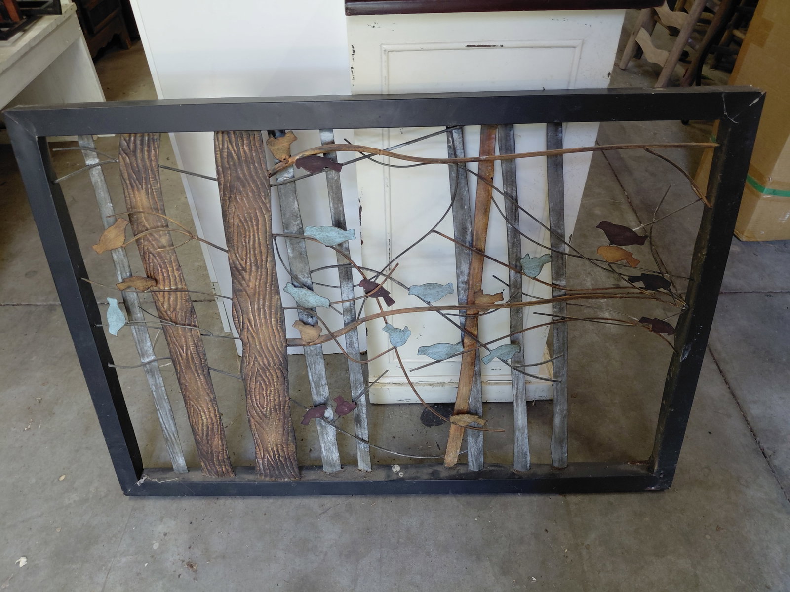 Metal Wall Art with birds (1 of 5)