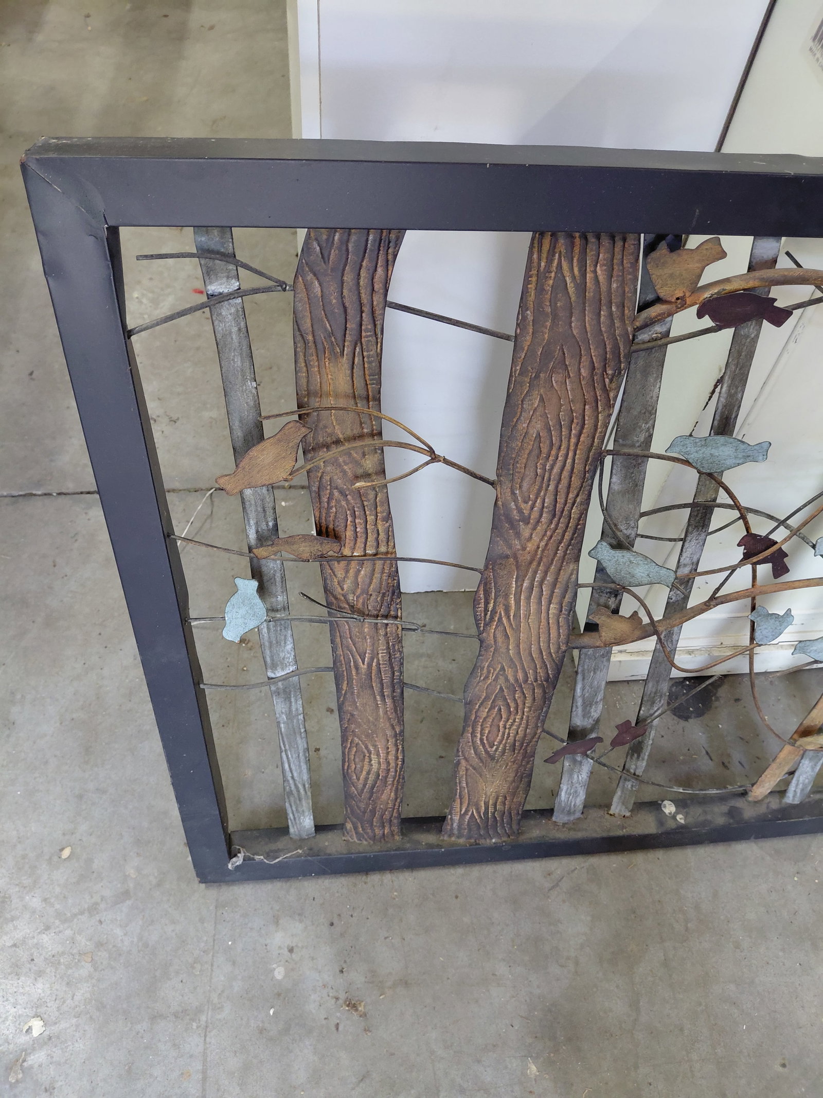 Metal Wall Art with birds - 3