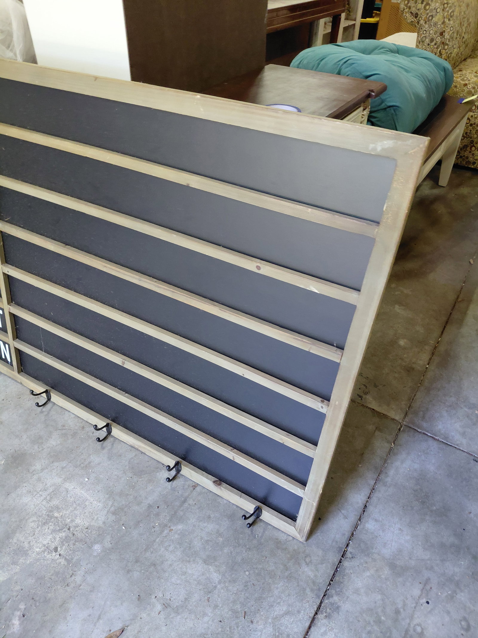 Large Days of Weeks Planning Board and Coat Rack - 4