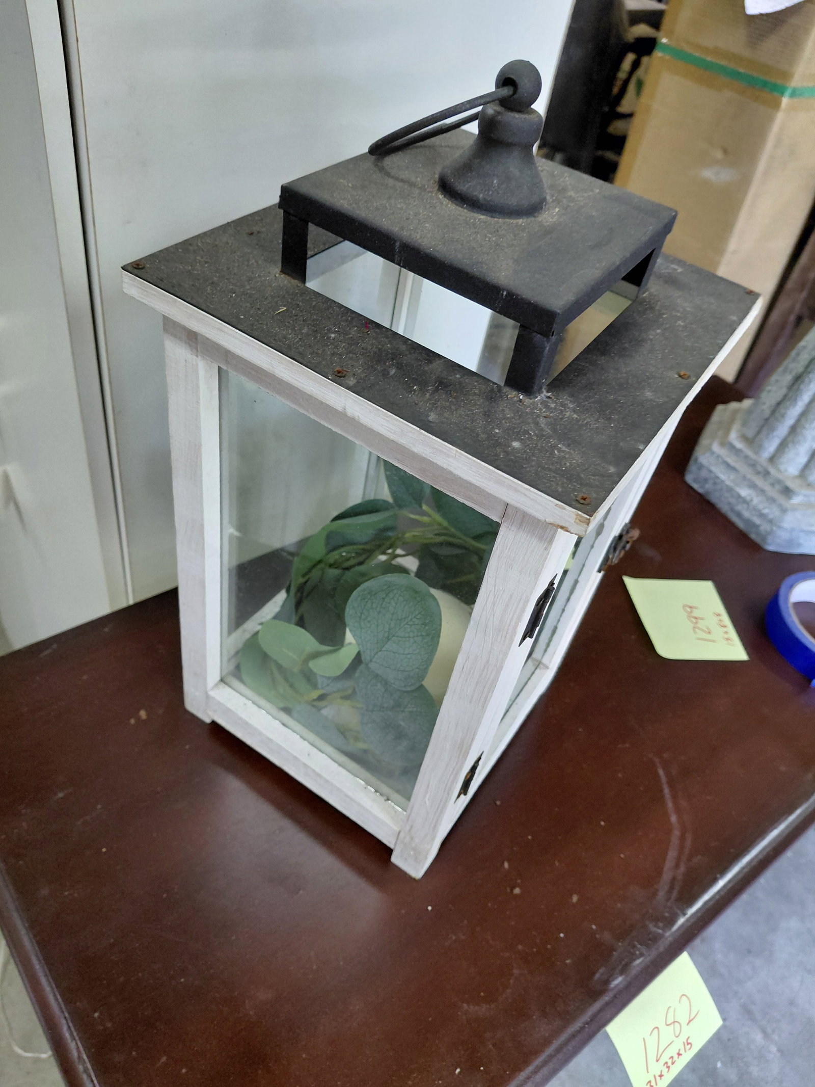 Wood & Metal Lantern - 5