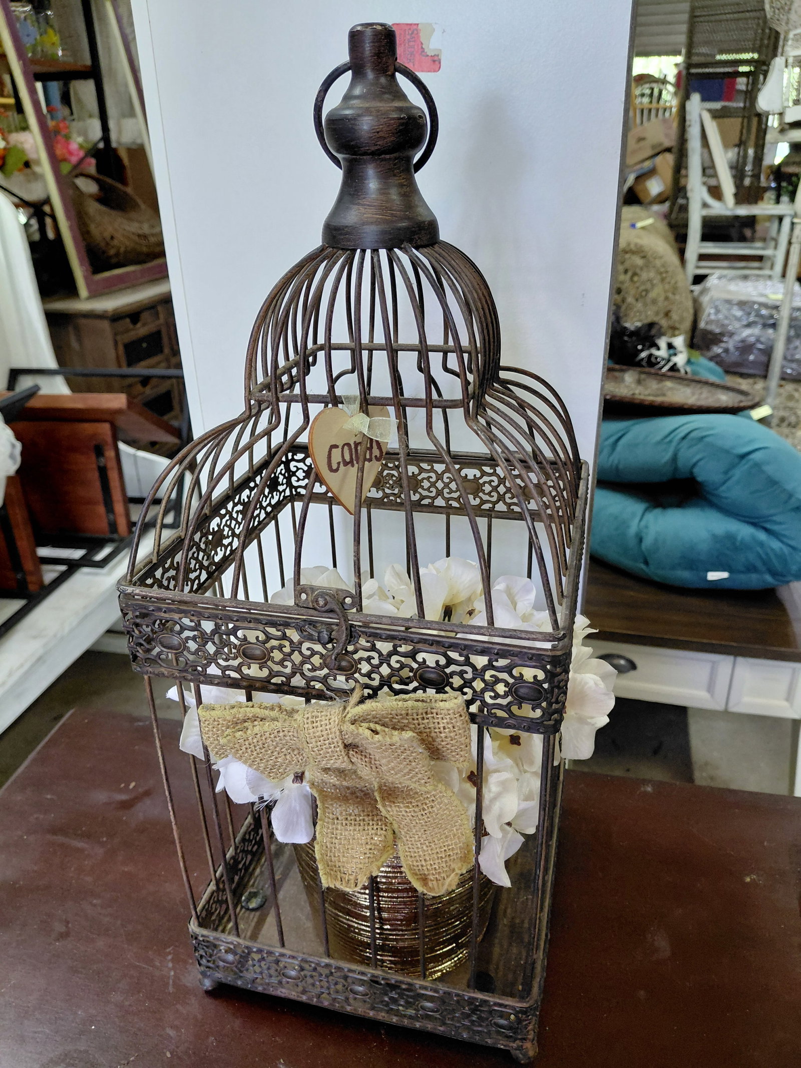 Decorative Metal Birdcage (1 of 5)