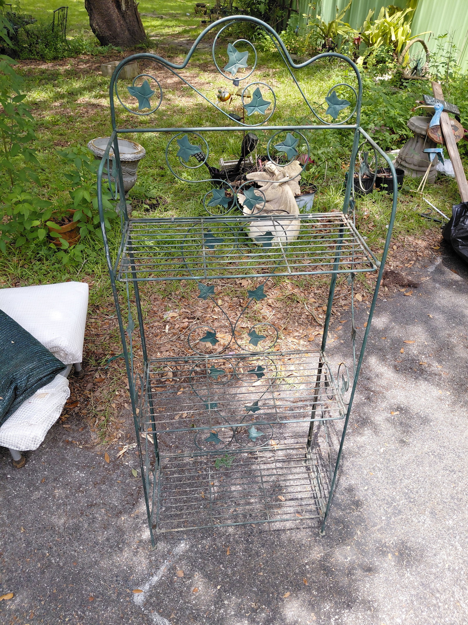 Folding Metal Plant Stand - 3