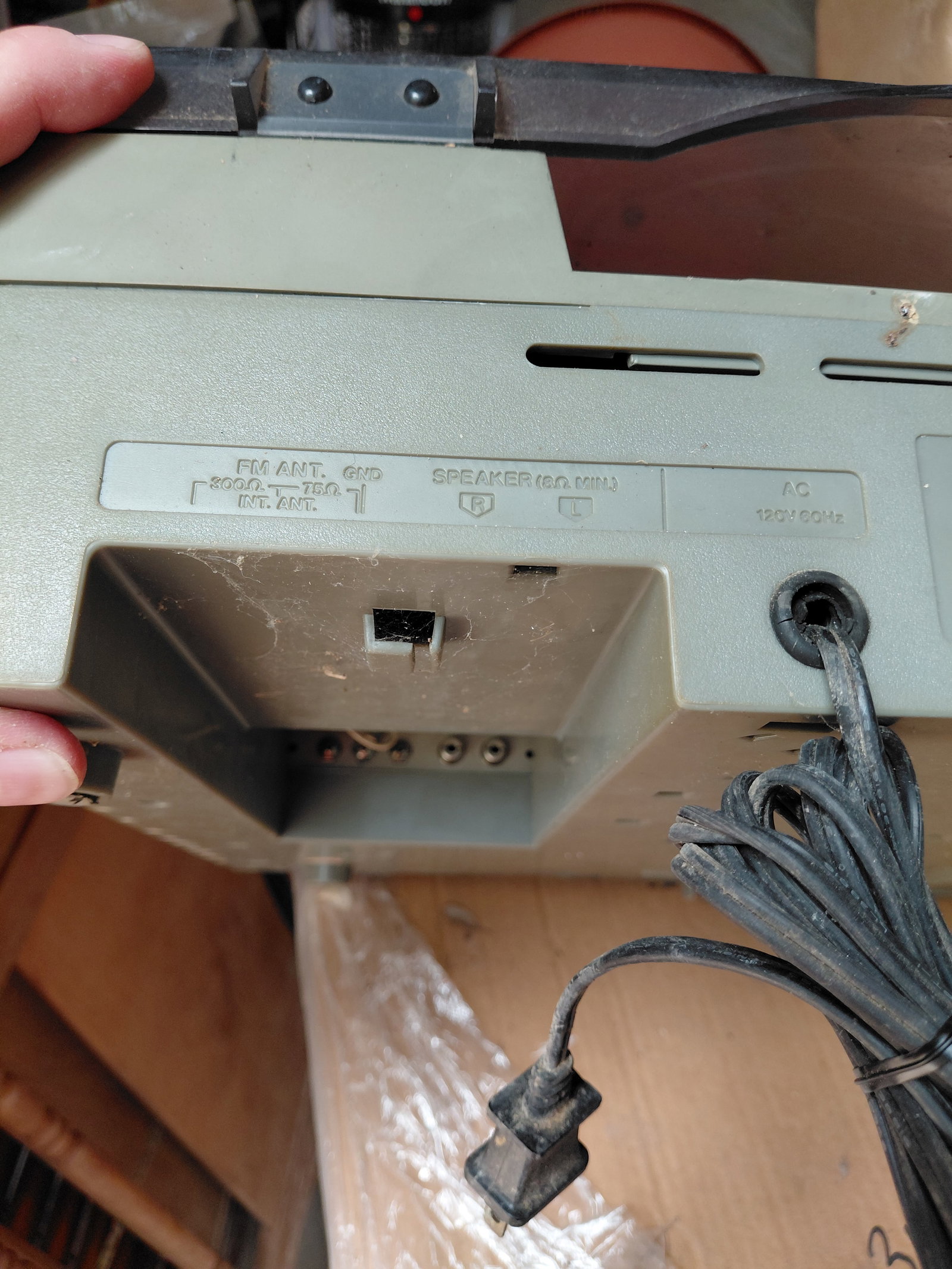 Vintage JC Penny AM/FM Stereo, Cassette Player Recorder, 8 Track Player & Turntable / Powers on and - 11