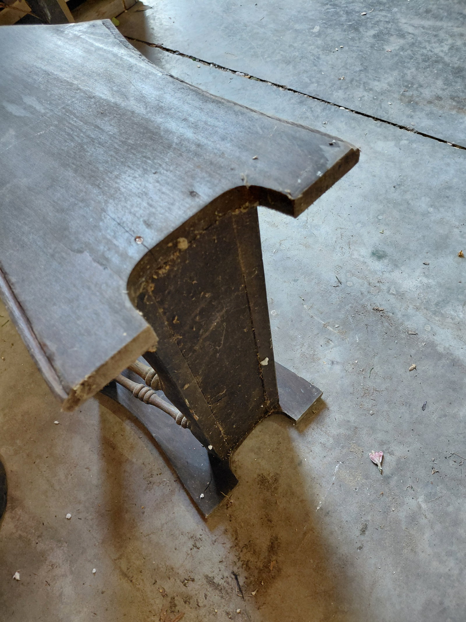 Vintage Wood Magazine Rack - 6