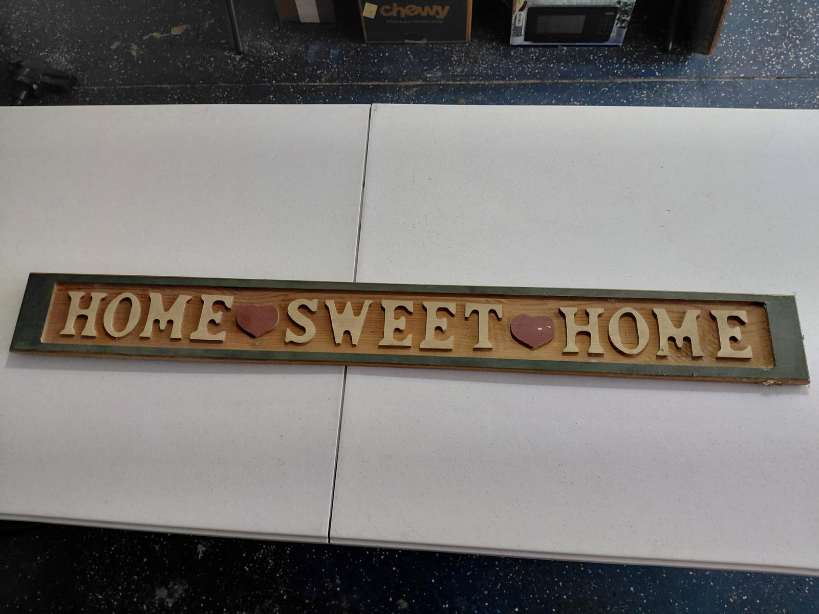 Home Sweet Home Carved Wood Sign (1 of 6)