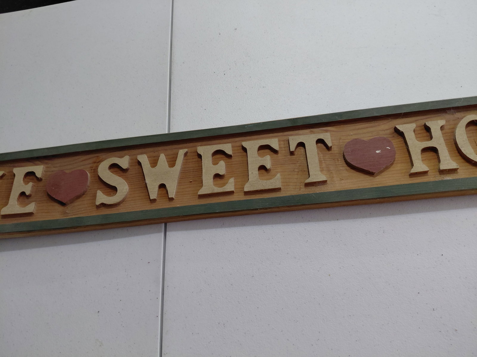 Home Sweet Home Carved Wood Sign - 4